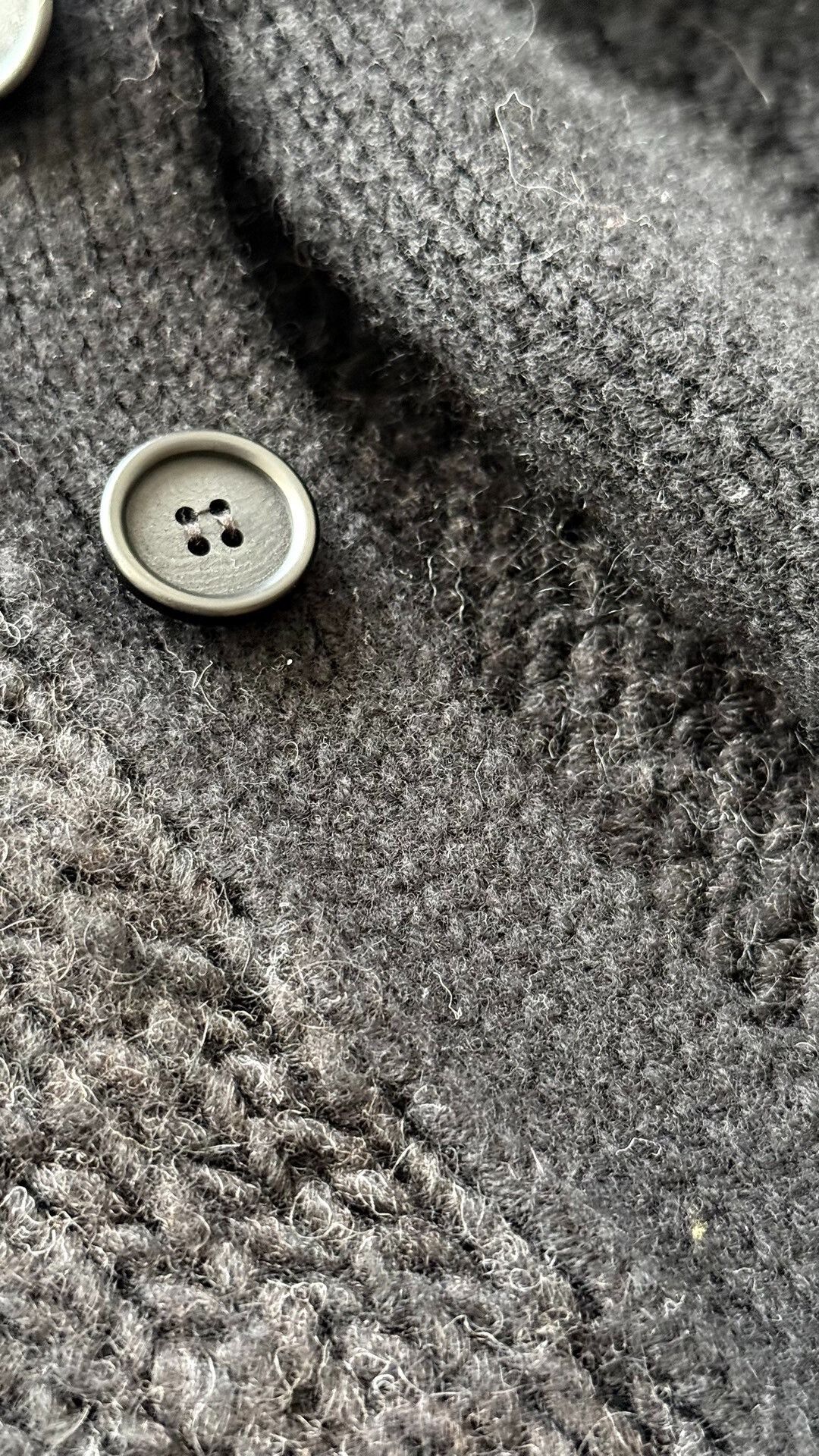 Yohji Yamamoto Yohji Yamamoto Wool Asymmetrical Sweater Coat Size US M / EU 48-50 / 2 - 8 Thumbnail