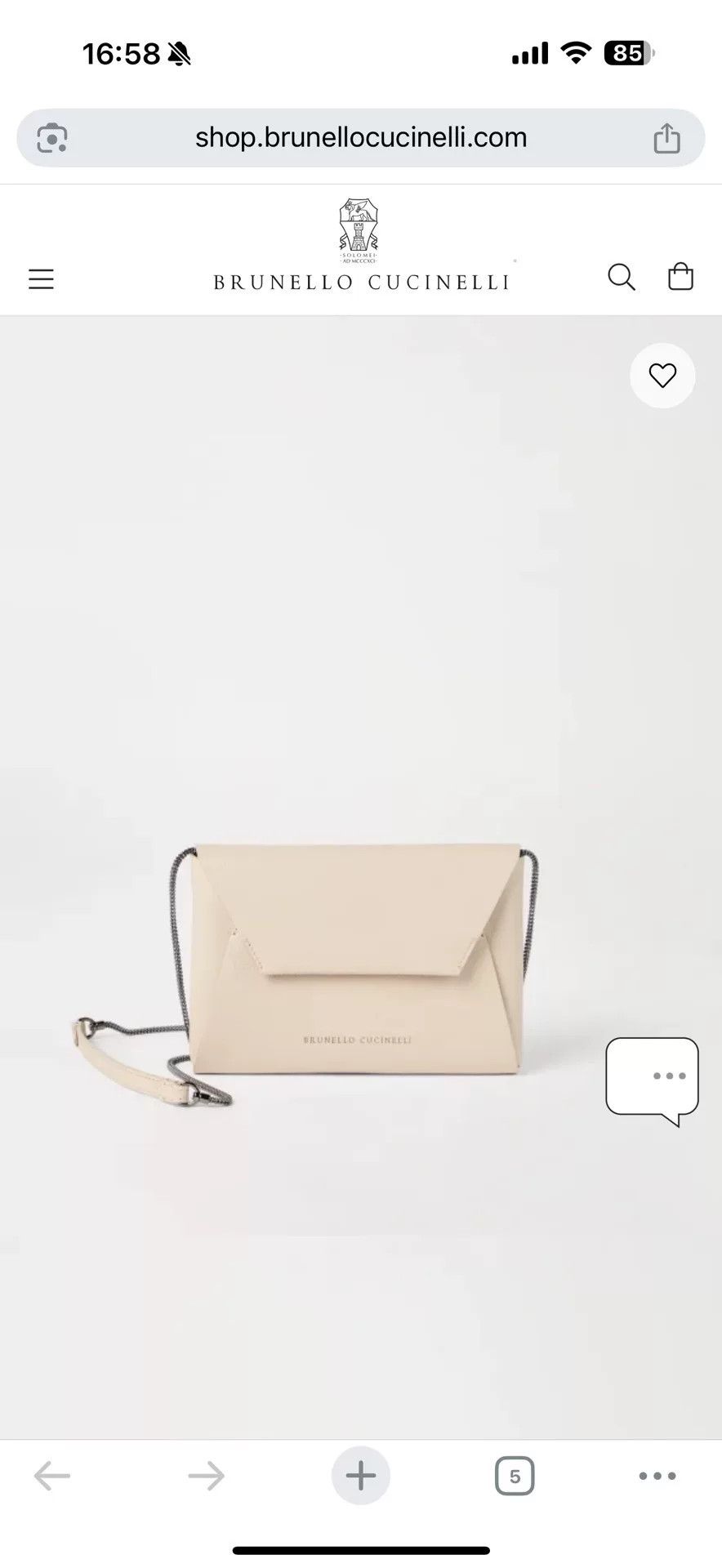 Brunello Cucinelli Brunello Cucinelli Envelope Bag Size ONE SIZE - 8 Thumbnail
