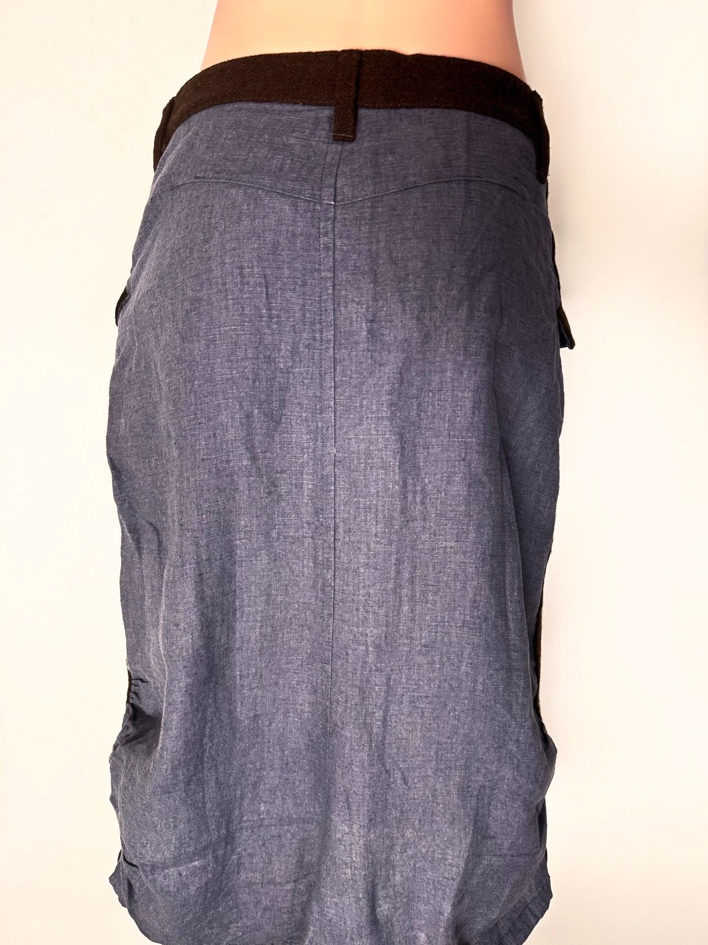 Y's Yohji Yamamoto Patchwork Skirt Size 29" - 5 Thumbnail
