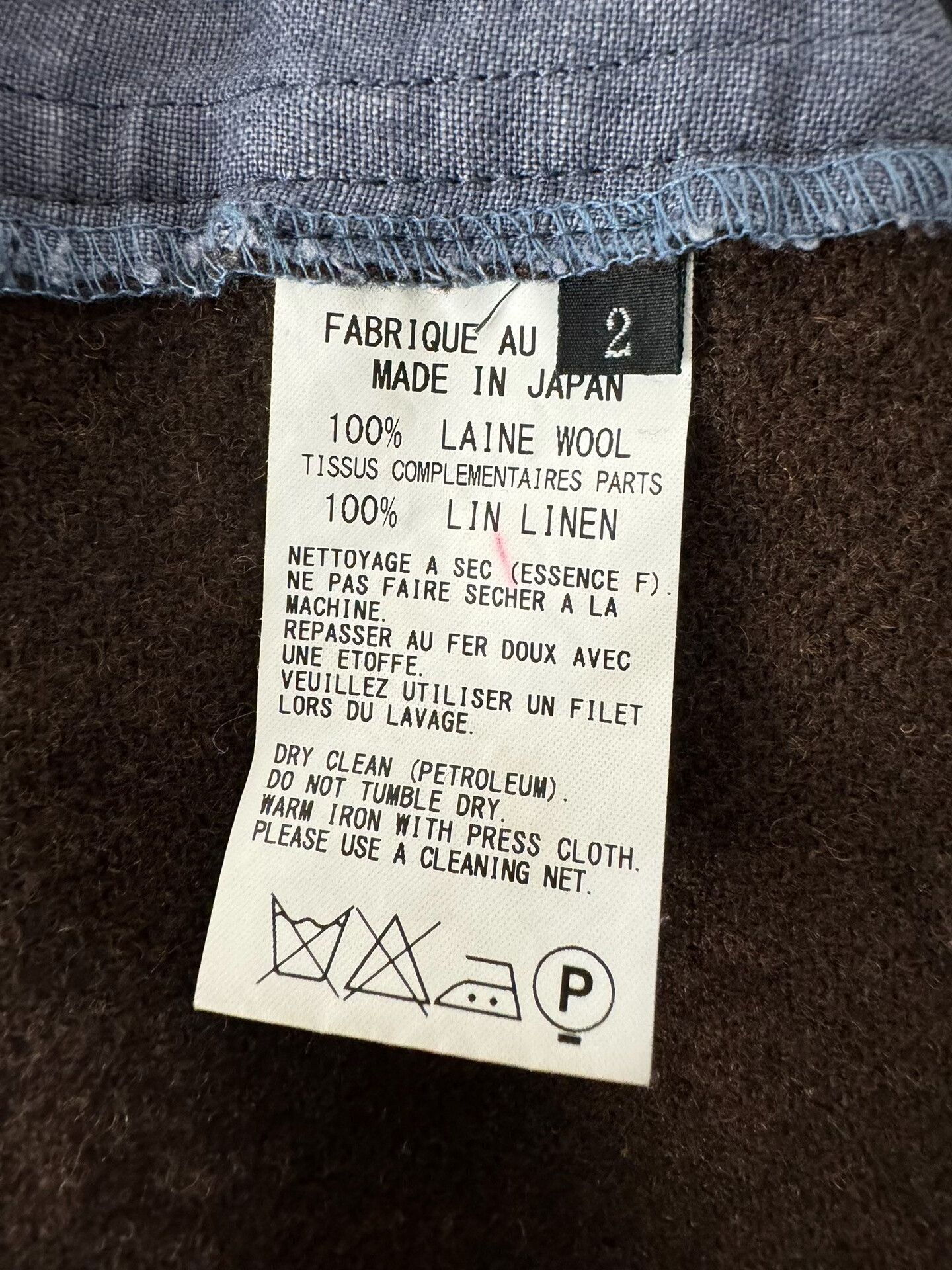 Y's Yohji Yamamoto Patchwork Skirt Size 29" - 8 Thumbnail