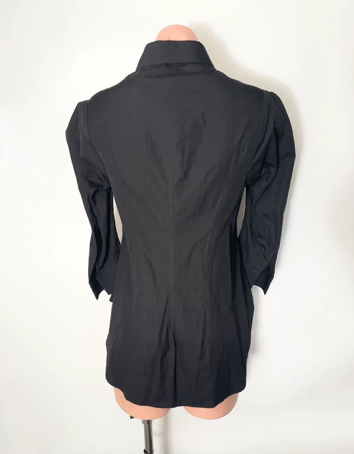 Yohji Yamamoto Yohji Yamamoto Black Off-Shoulder Shirt Size S / US 4 / IT 40 - 3 Thumbnail