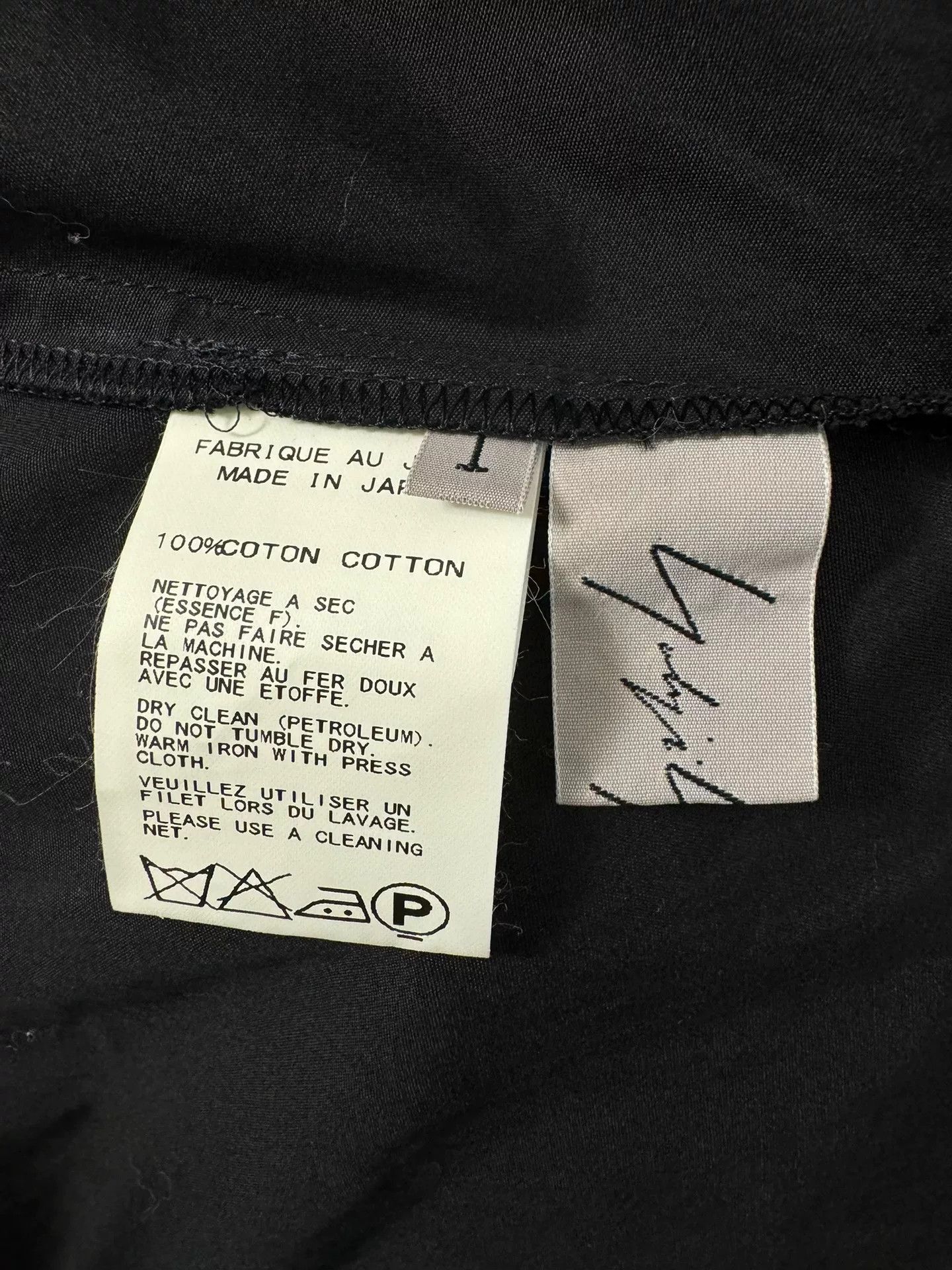 Yohji Yamamoto Yohji Yamamoto Black Off-Shoulder Shirt Size S / US 4 / IT 40 - 7 Thumbnail