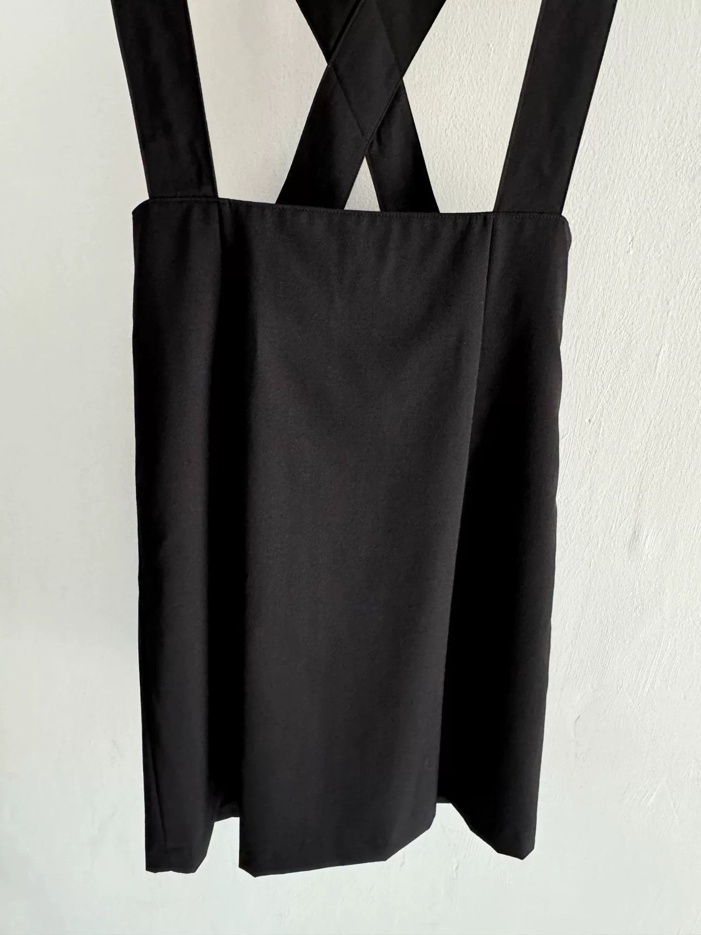 Junya Watanabe Junya Watanabe Black Wool Suspender Skirt Size 25" / US 0 / IT 36 - 4 Thumbnail