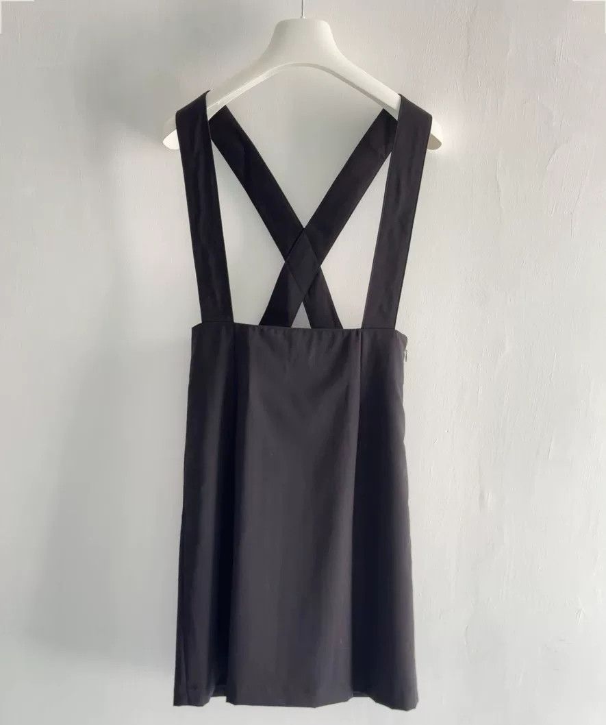 Junya Watanabe Junya Watanabe Black Wool Suspender Skirt Size 25" / US 0 / IT 36 - 2 Thumbnail