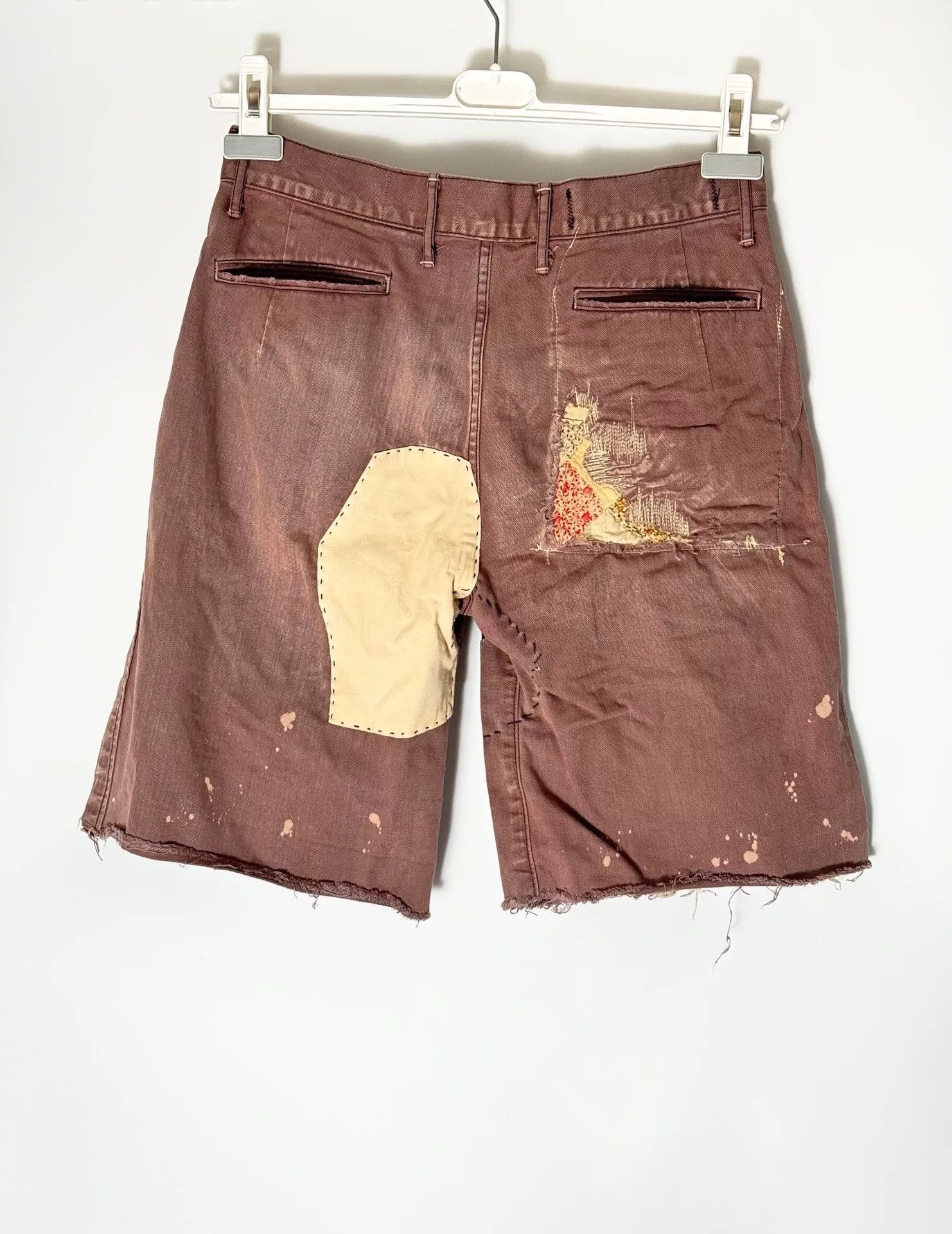 Kapital Kapital Patchwork Distressed Shorts Size US 28 / EU 44 - 4 Thumbnail