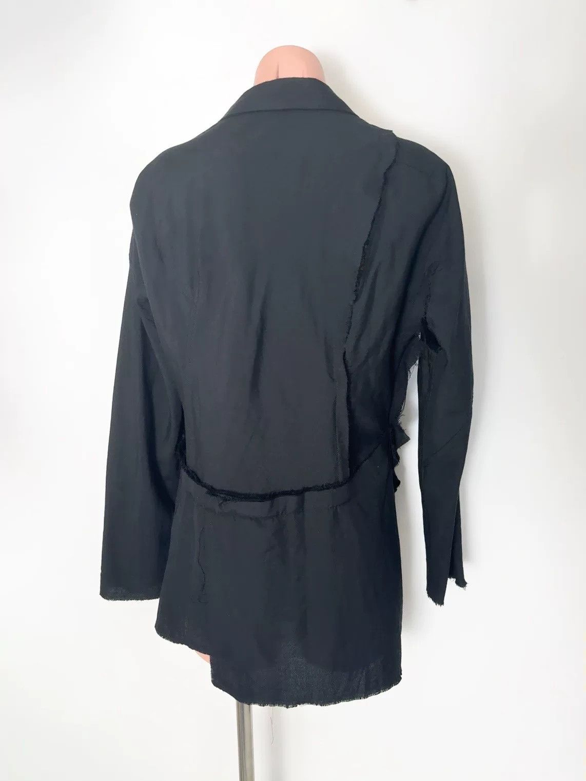 Yohji Yamamoto Yohji Yamamoto Distressed Opening Coat Size US L / EU 52-54 / 3 - 4 Thumbnail