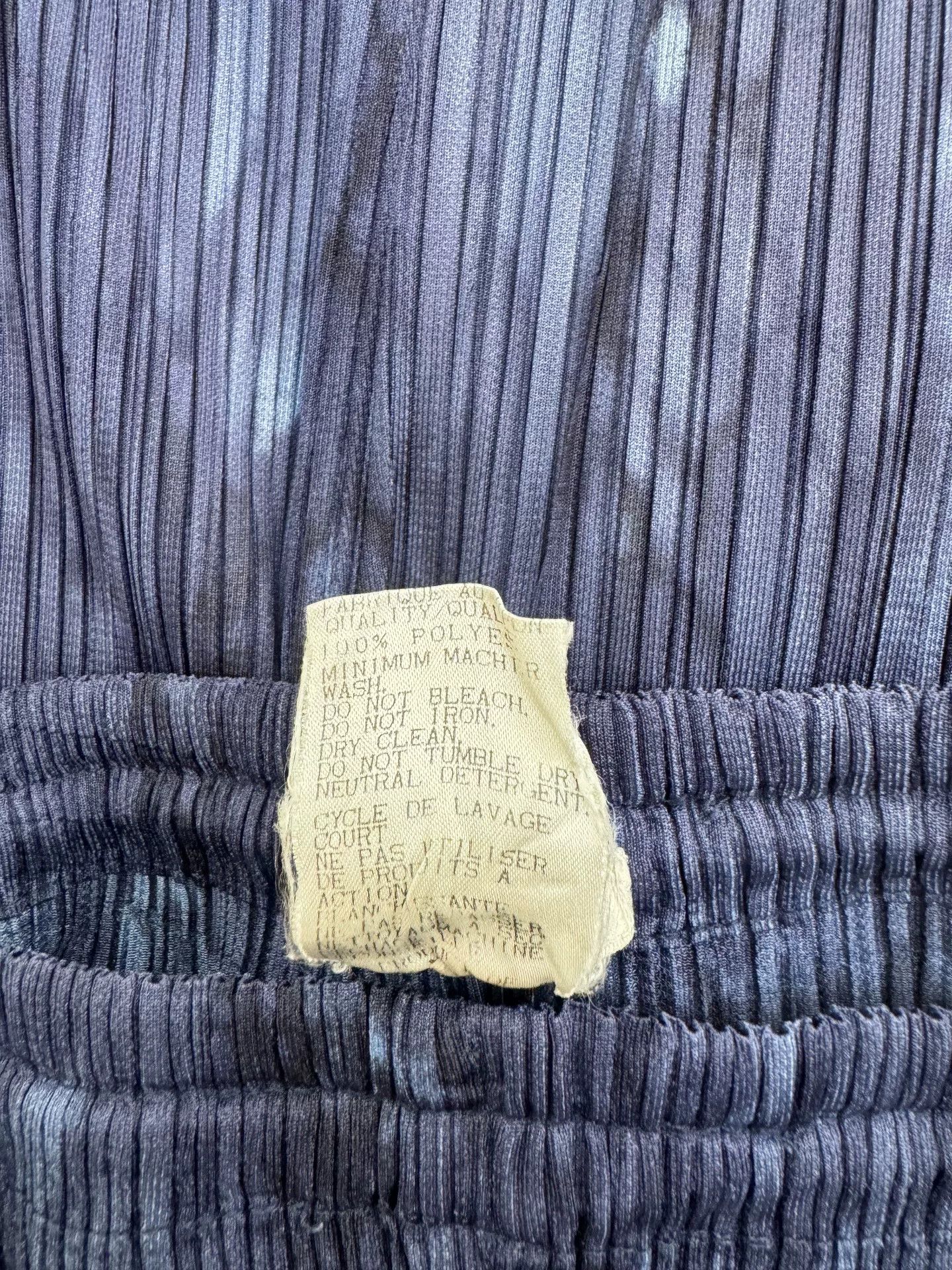 Pleats Please Issey Miyake Issey Miyake Blue Wave Pants Size 25" / US 0 / IT 36 - 6 Thumbnail