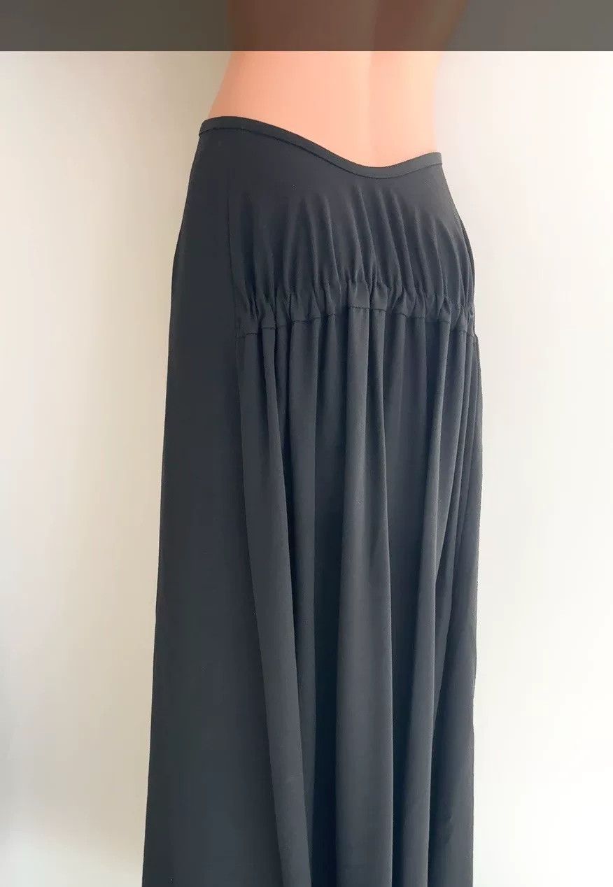 Y's Yohji Yamamoto Pleated Black Skirt Size 26" / US 2 / IT 38 - 4 Thumbnail