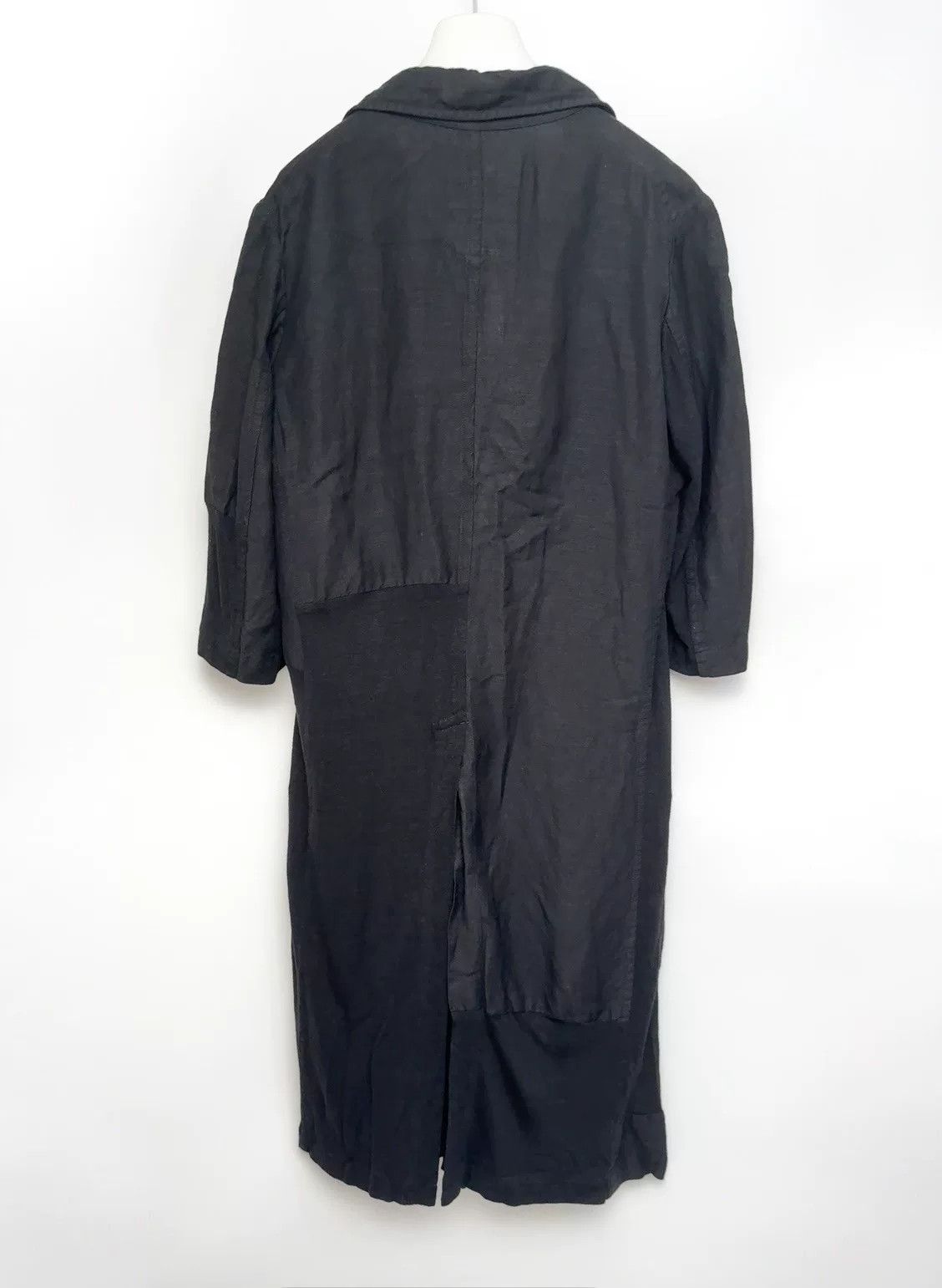 Y's Y's Mixed Material Long Cardigan Dress Size M / US 6-8 / IT 42-44 - 6 Thumbnail