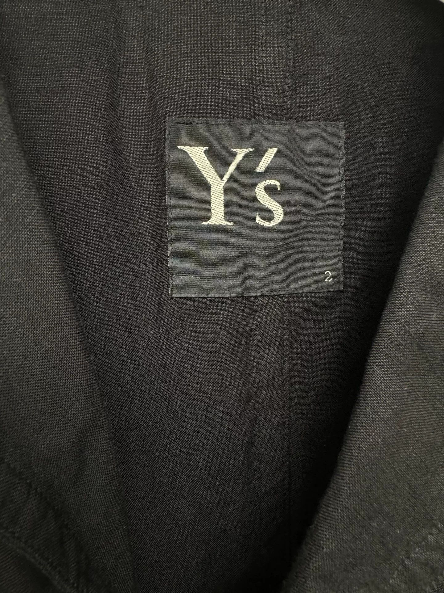 Y's Y's Mixed Material Long Cardigan Dress Size M / US 6-8 / IT 42-44 - 7 Thumbnail