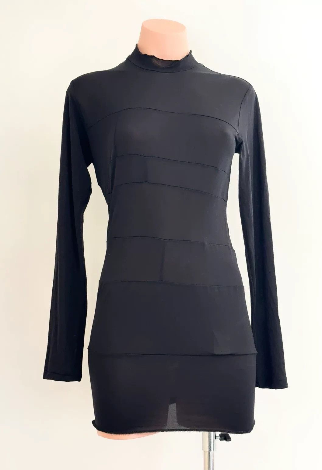 Yohji Yamamoto Yohji Yamamoto High-Neck Top Size M / US 6-8 / IT 42-44 - 2 Thumbnail
