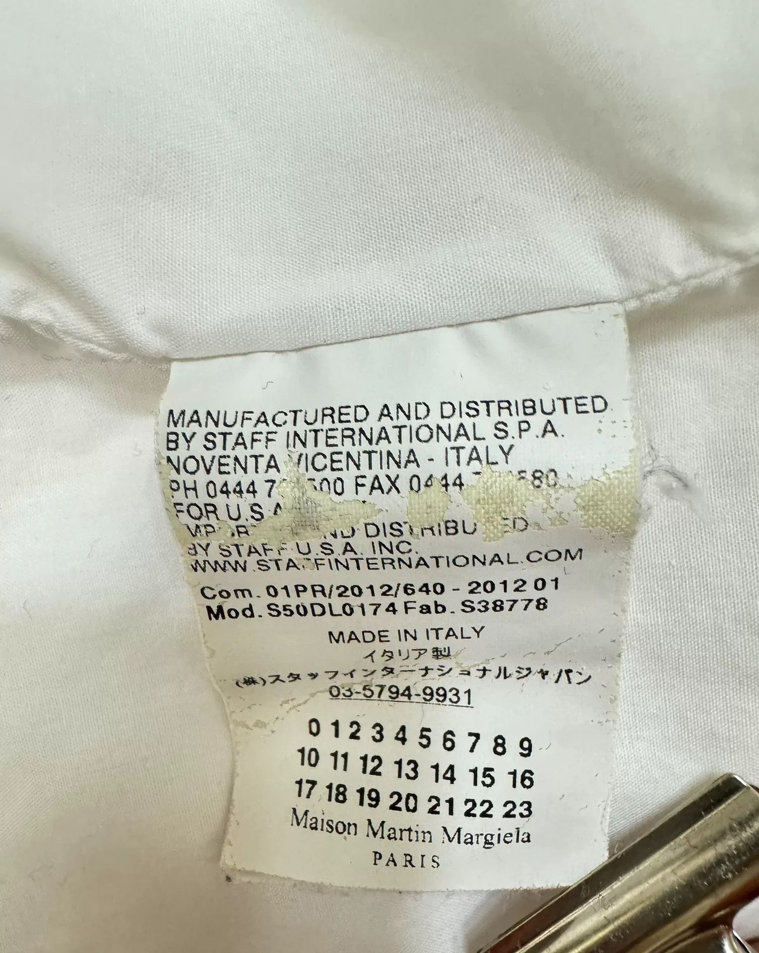 Maison Margiela Maison Martin Margiela White Shirt Size 44 Size US S / EU 44-46 / 1 - 8 Thumbnail