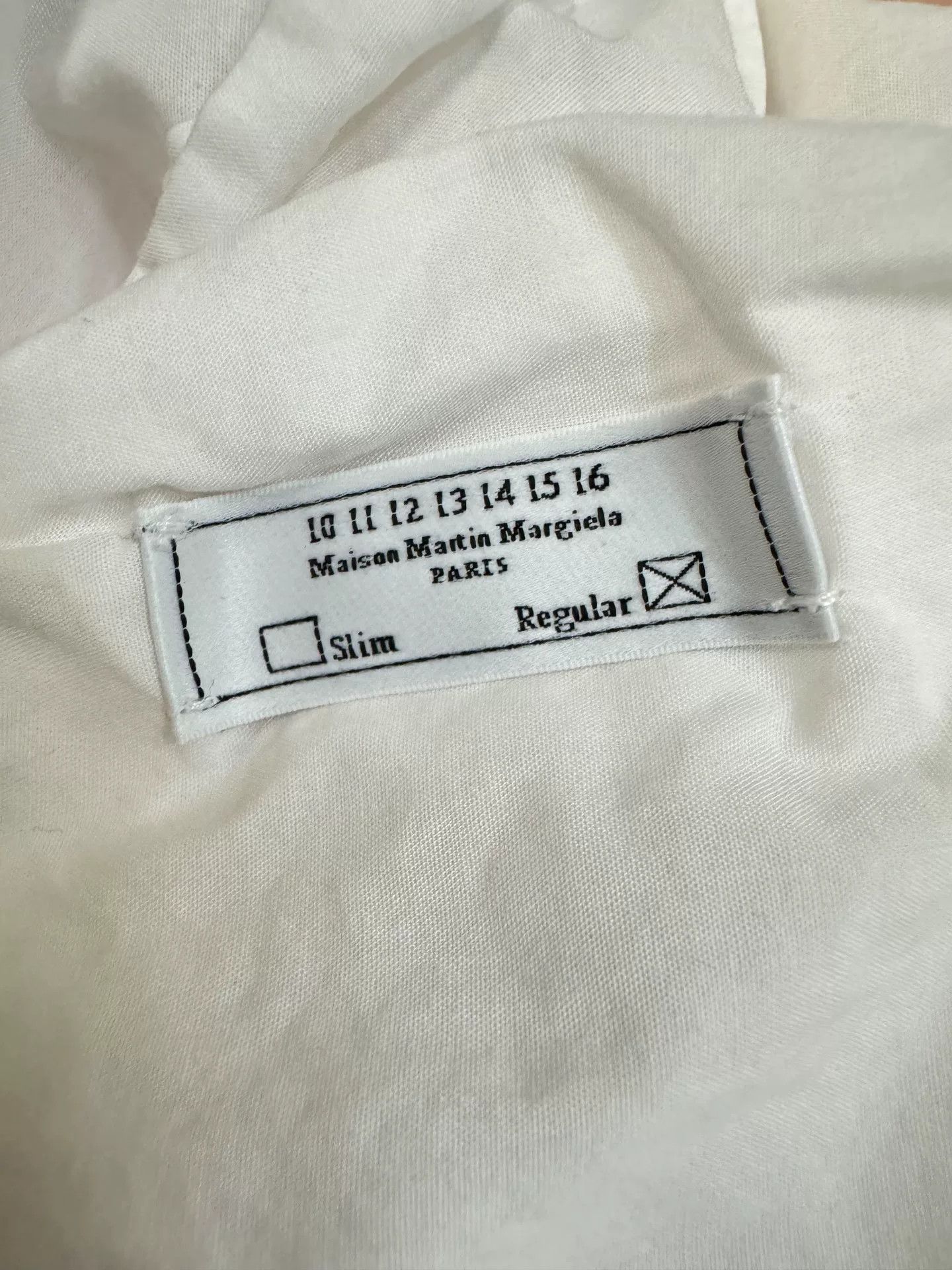 Maison Margiela Maison Martin Margiela White Shirt Size 44 Size US S / EU 44-46 / 1 - 9 Thumbnail