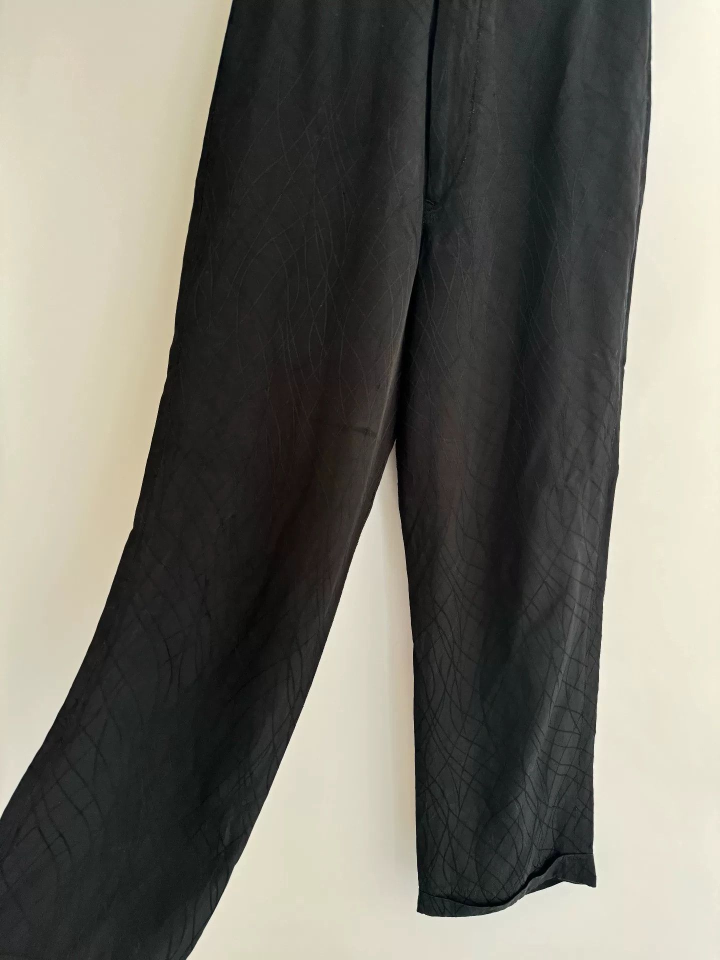 Yohji Yamamoto Black Yohji Yamamoto Striped Pants Size US 26 / EU 42 - 5 Thumbnail