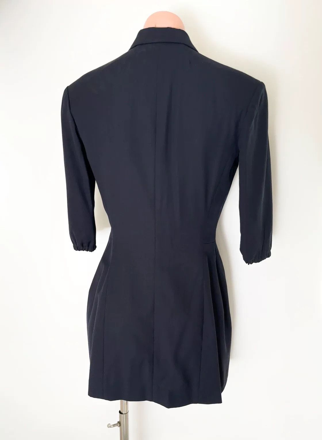 Yohji Yamamoto Yohji Yamamoto Wool Short Sleeve Jacket Size S / US 4 / IT 40 - 4 Thumbnail