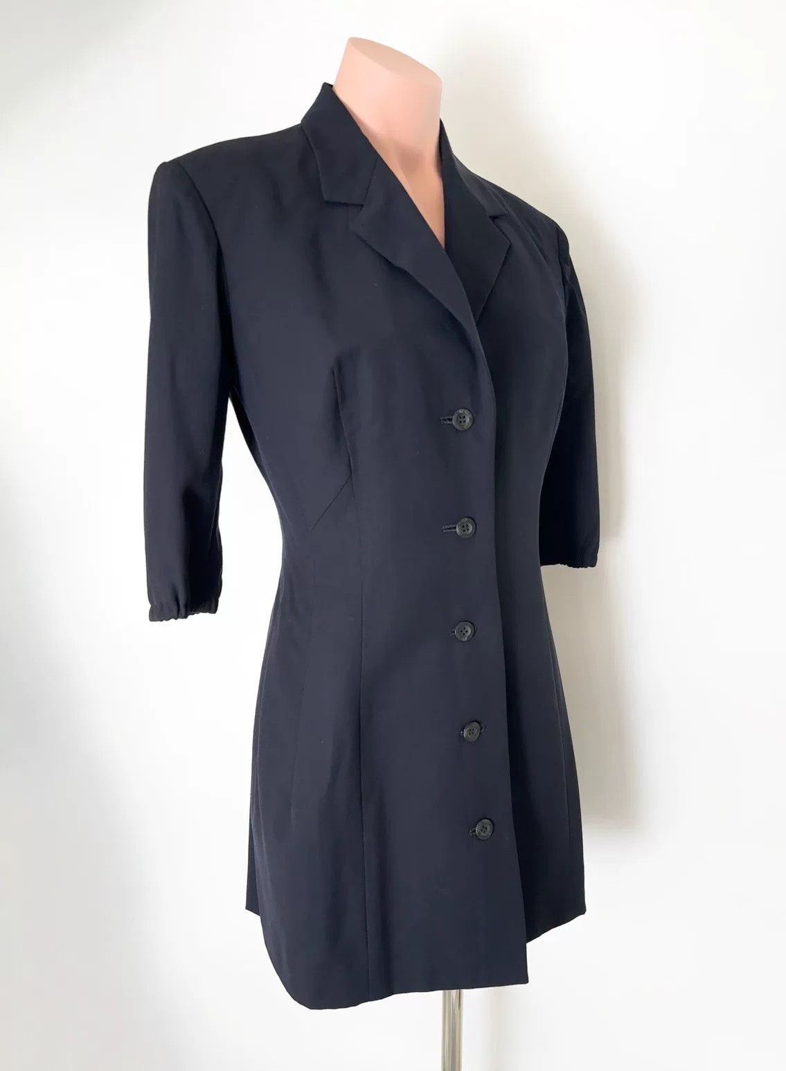 Yohji Yamamoto Yohji Yamamoto Wool Short Sleeve Jacket Size S / US 4 / IT 40 - 3 Thumbnail