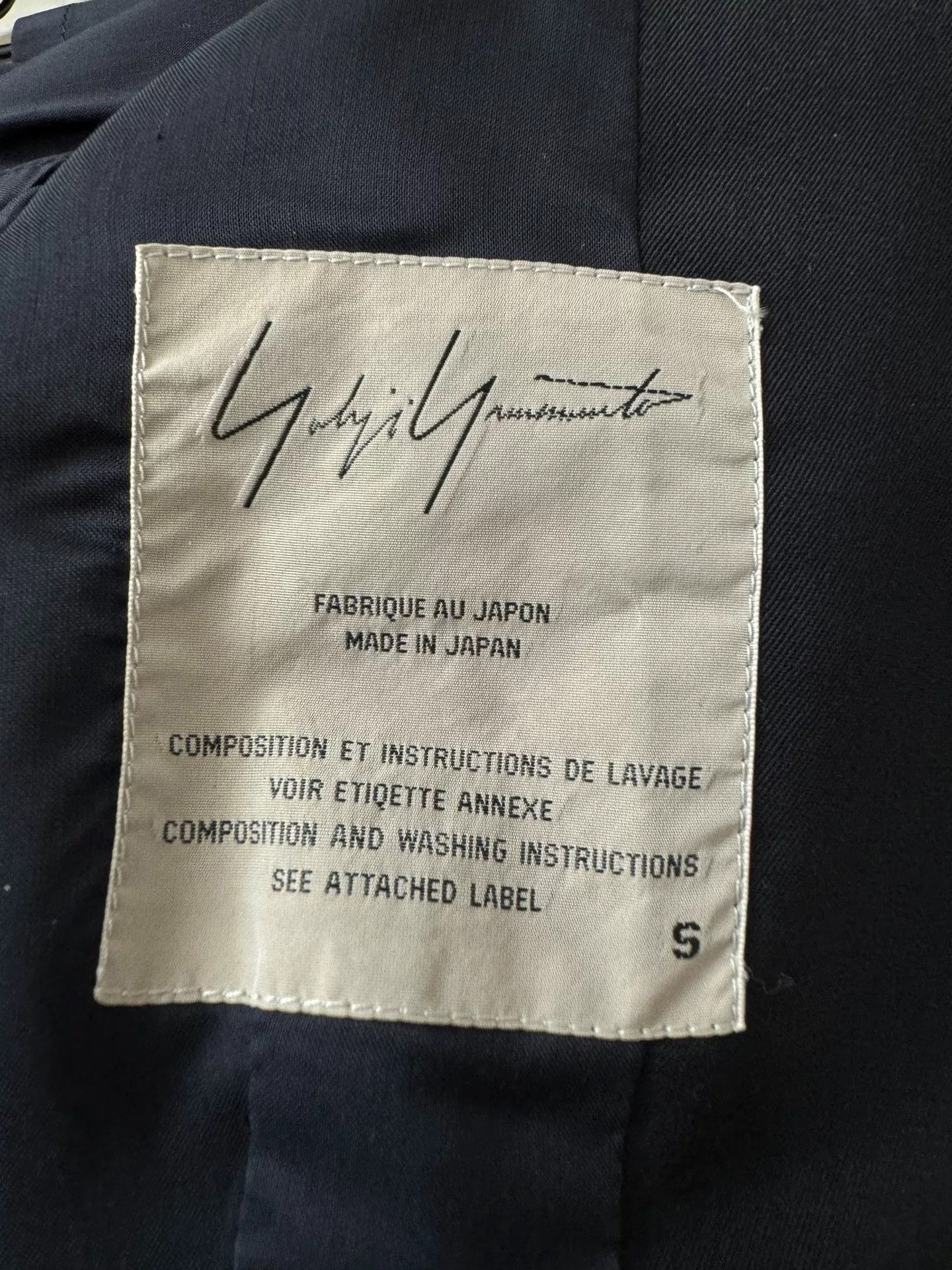 Yohji Yamamoto Yohji Yamamoto Wool Short Sleeve Jacket Size S / US 4 / IT 40 - 6 Thumbnail