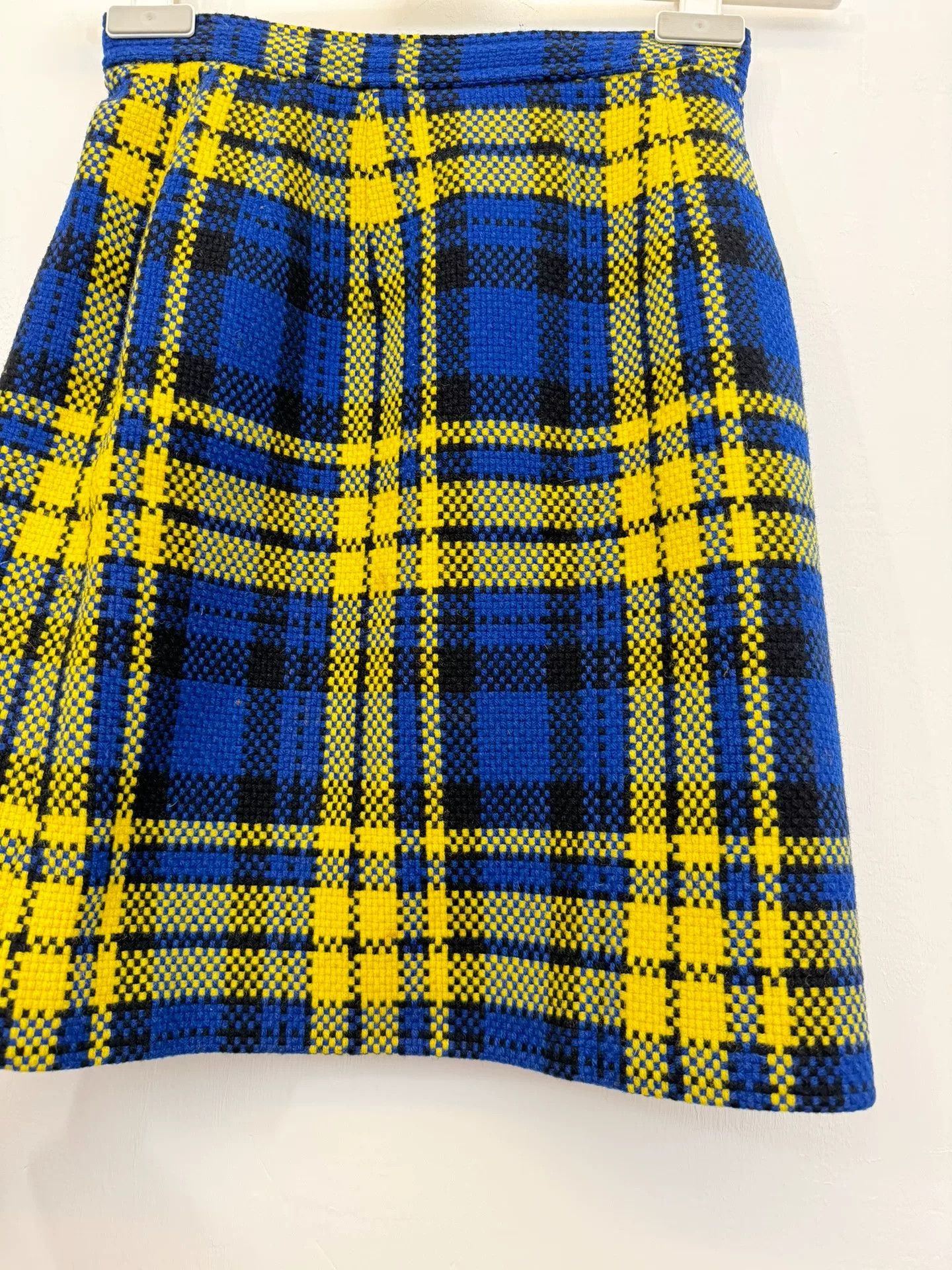 Comme des Garcons Comme des Garçons Plaid Mini Skirt Size 24" / US 00 / IT 34 - 3 Thumbnail