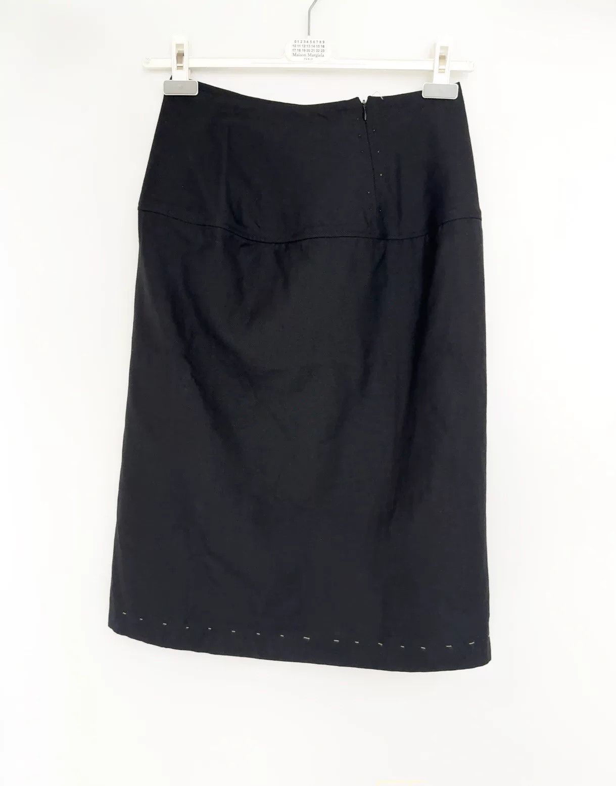 Yohji Yamamoto Yohji Yamamoto Black Sewing Skirt Size 24" / US 00 / IT 34 - 5 Thumbnail