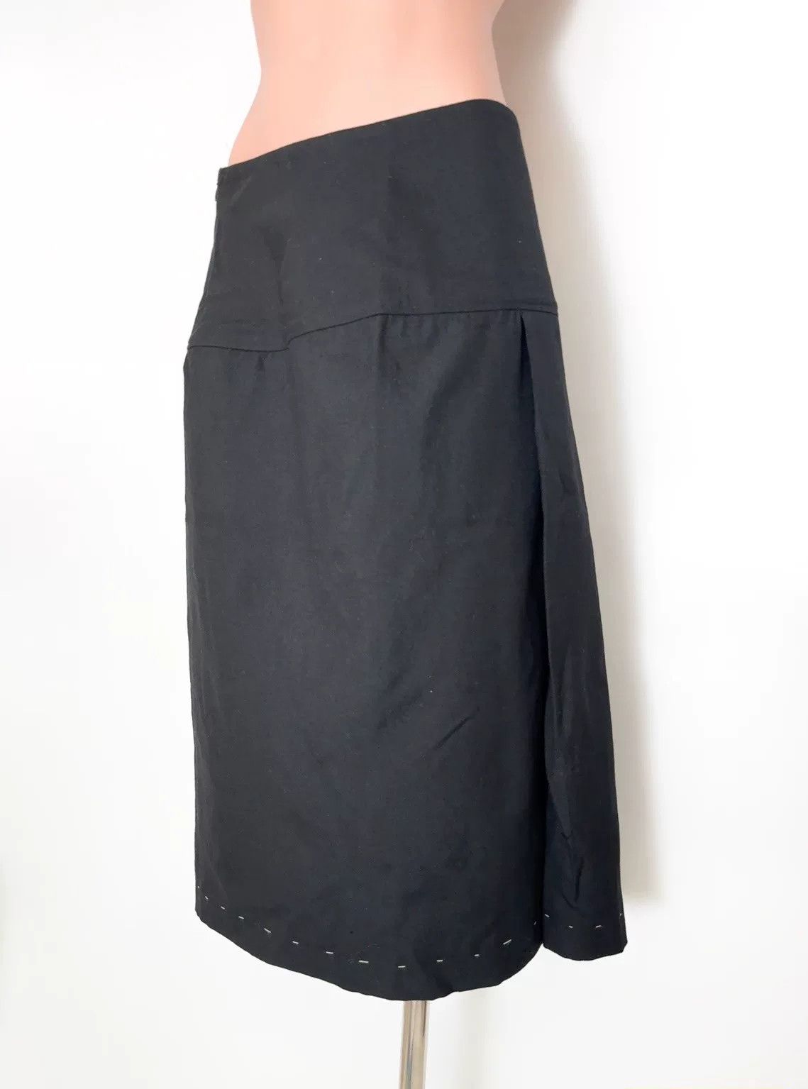 Yohji Yamamoto Yohji Yamamoto Black Sewing Skirt Size 24" / US 00 / IT 34 - 3 Thumbnail
