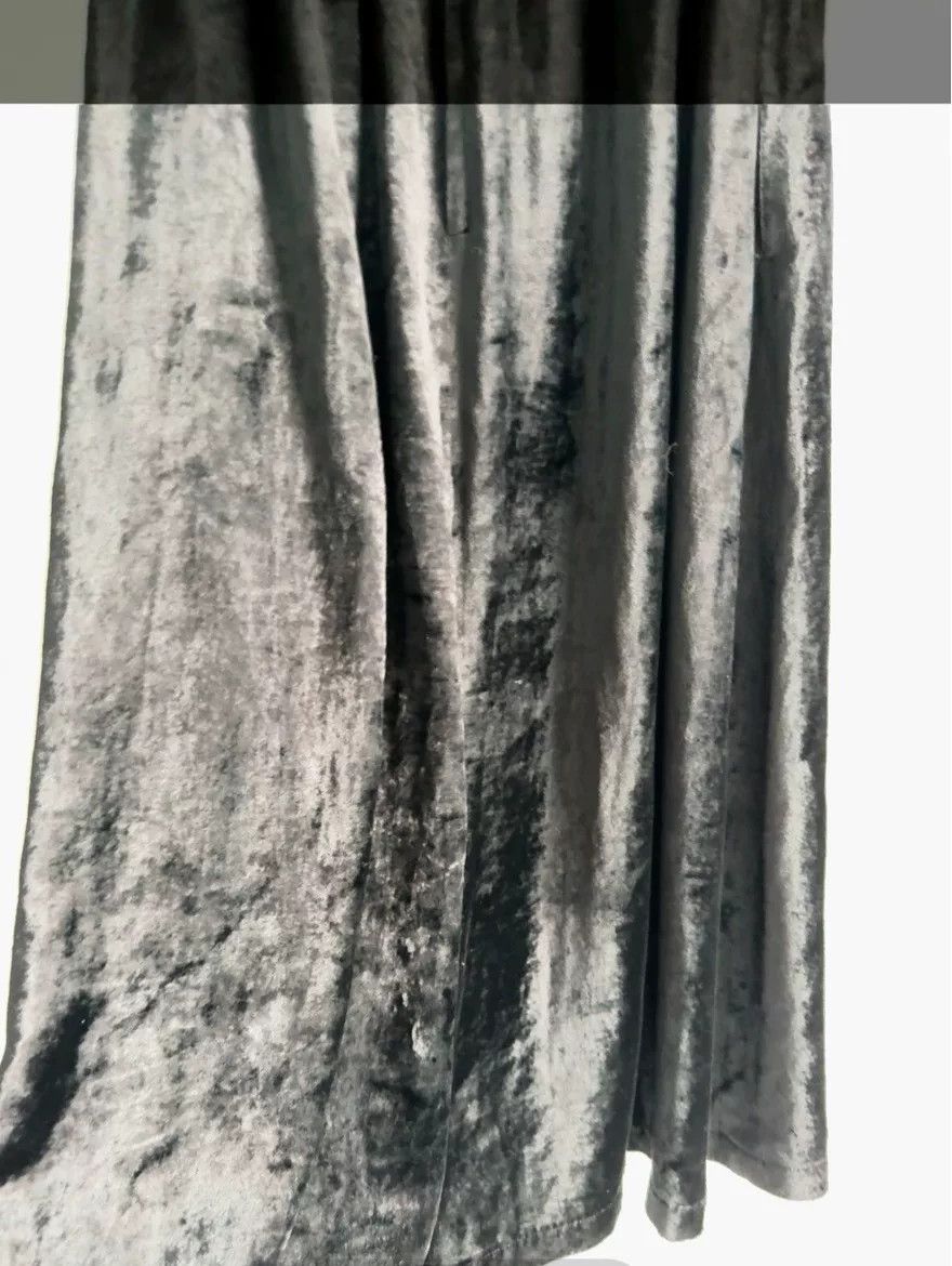 Comme des Garcons Comme des Garçons Black Velvet Skirt Size 23" - 5 Thumbnail