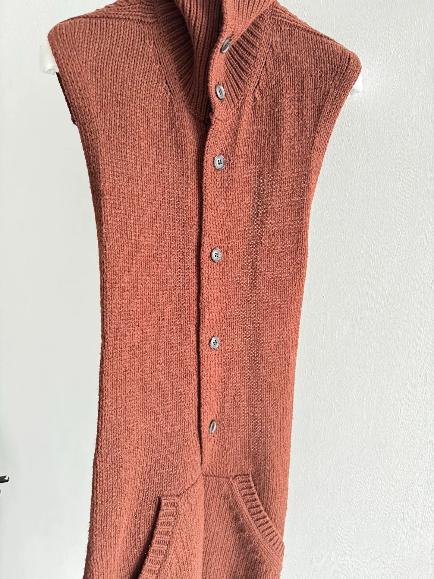 Yohji Yamamoto Yohji Yamamoto Sleeveless Knit Top Size M / US 6-8 / IT 42-44 - 6 Thumbnail
