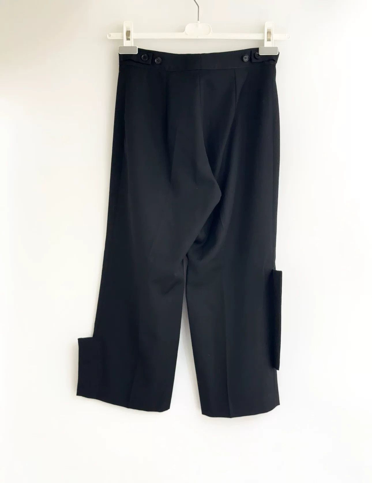 Yohji Yamamoto Yohji Yamamoto Unique Cropped Pants Size 23" - 3 Thumbnail