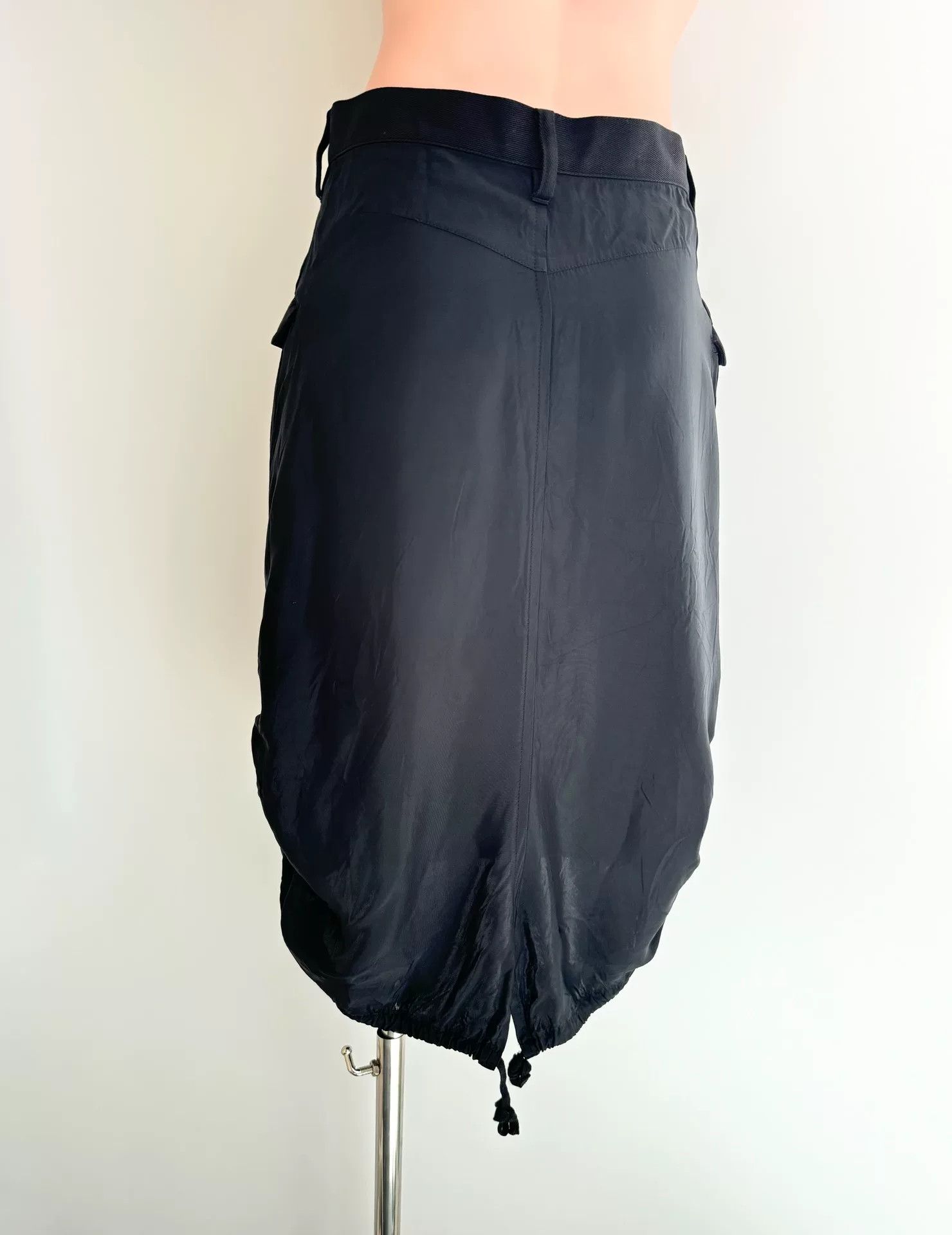 Y's Yohji Yamamoto Y's Mixed Material Skirt Size 24" / US 00 / IT 34 - 2 Thumbnail