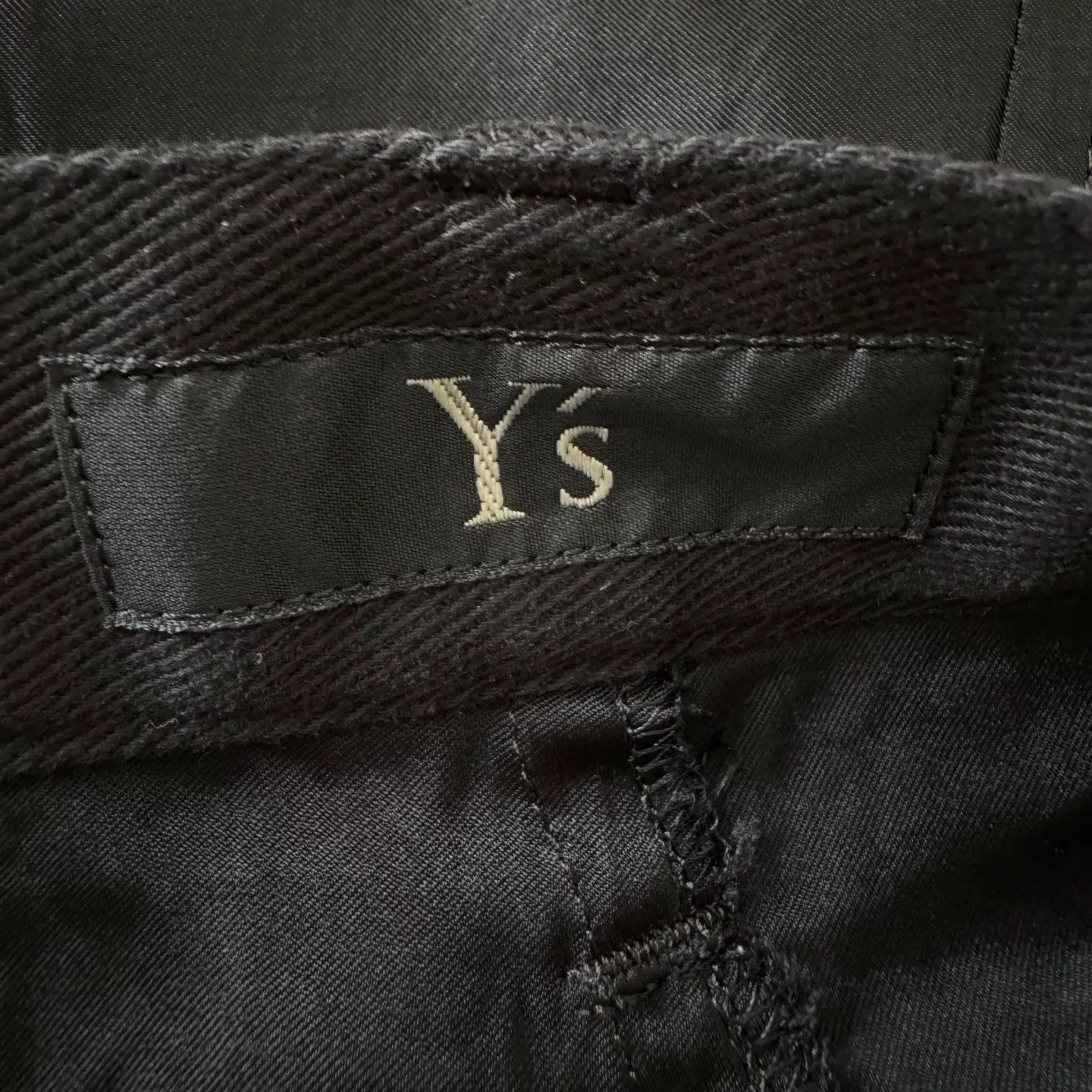 Y's Yohji Yamamoto Y's Mixed Material Skirt Size 24" / US 00 / IT 34 - 5 Thumbnail