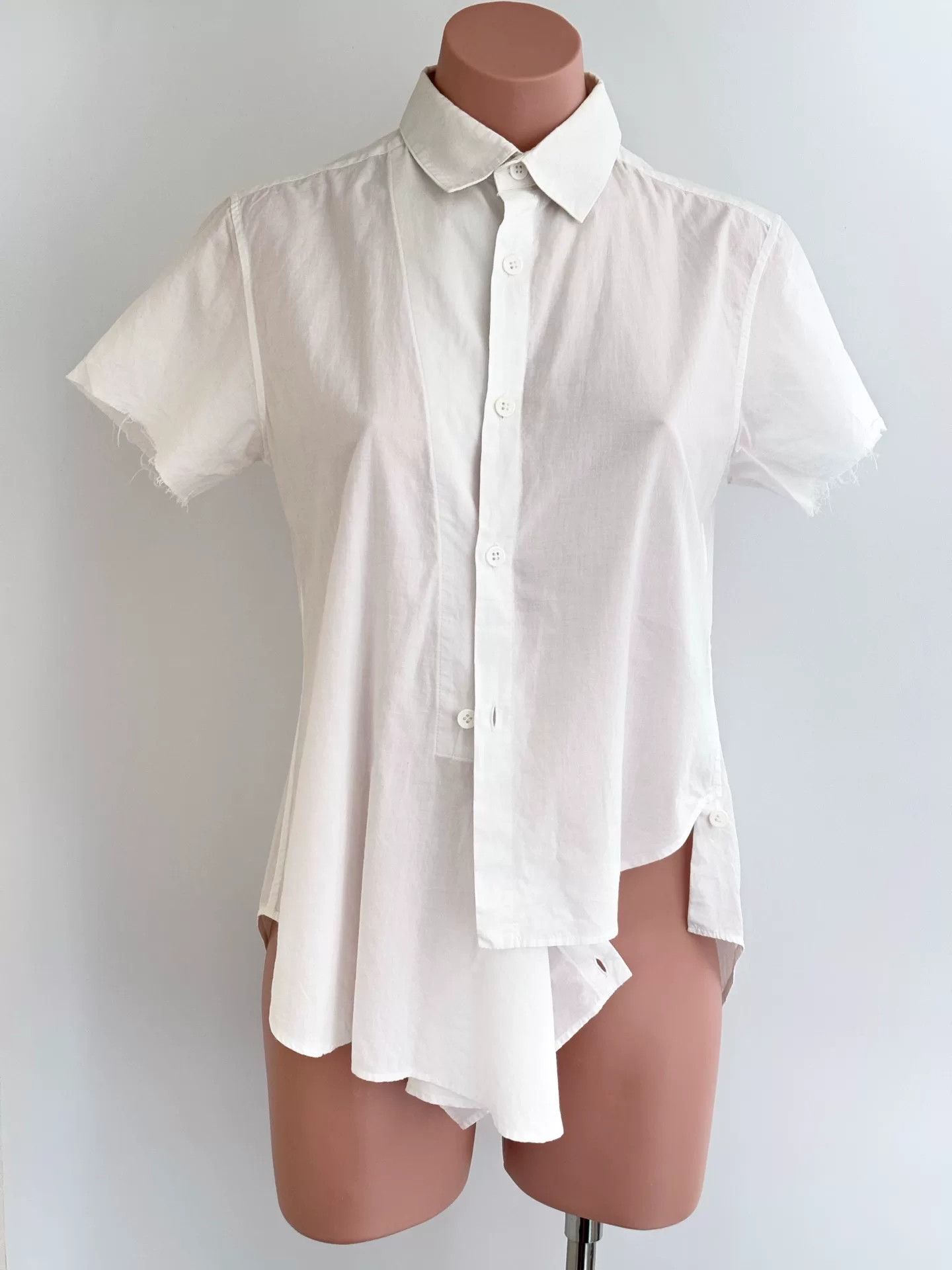Yohji Yamamoto Yohji Yamamoto Short Sleeve Shirt Size S / US 4 / IT 40 - 3 Thumbnail