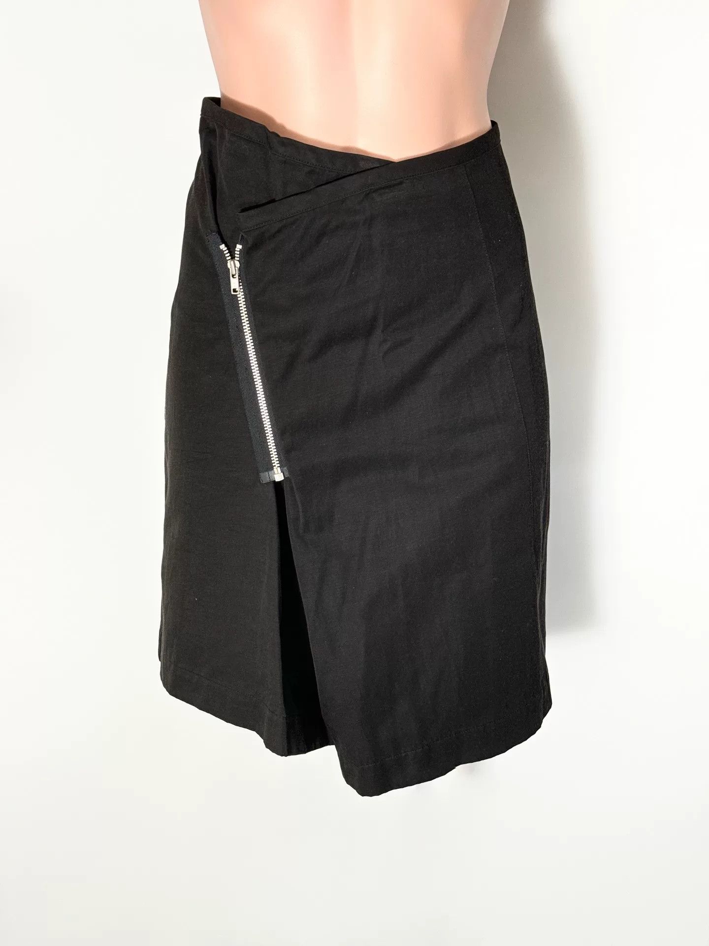 Comme des Garcons Comme des Garçons Black Zipper Skirt Size 23" - 3 Thumbnail