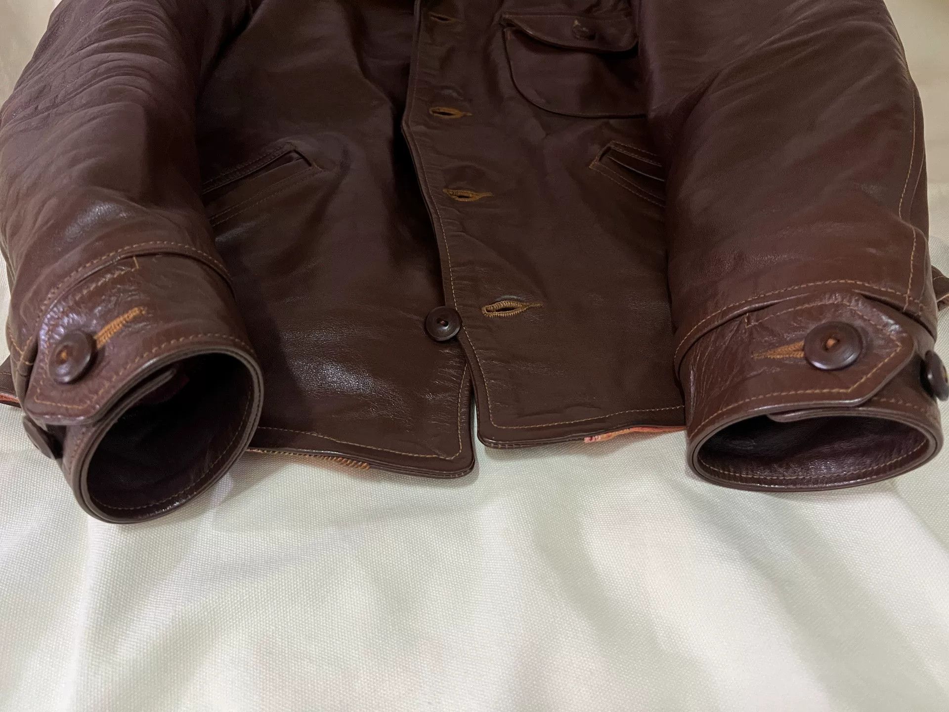 Freewheelers Freewheelers Brown Leather Jacket Size US S / EU 44-46 / 1 - 6 Thumbnail