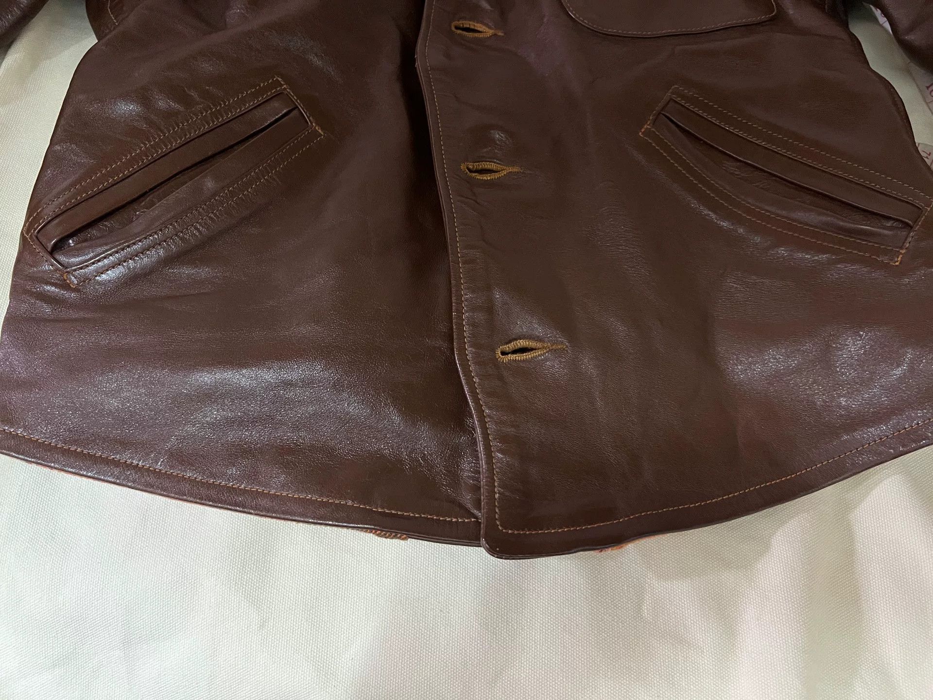 Freewheelers Freewheelers Brown Leather Jacket Size US S / EU 44-46 / 1 - 8 Thumbnail