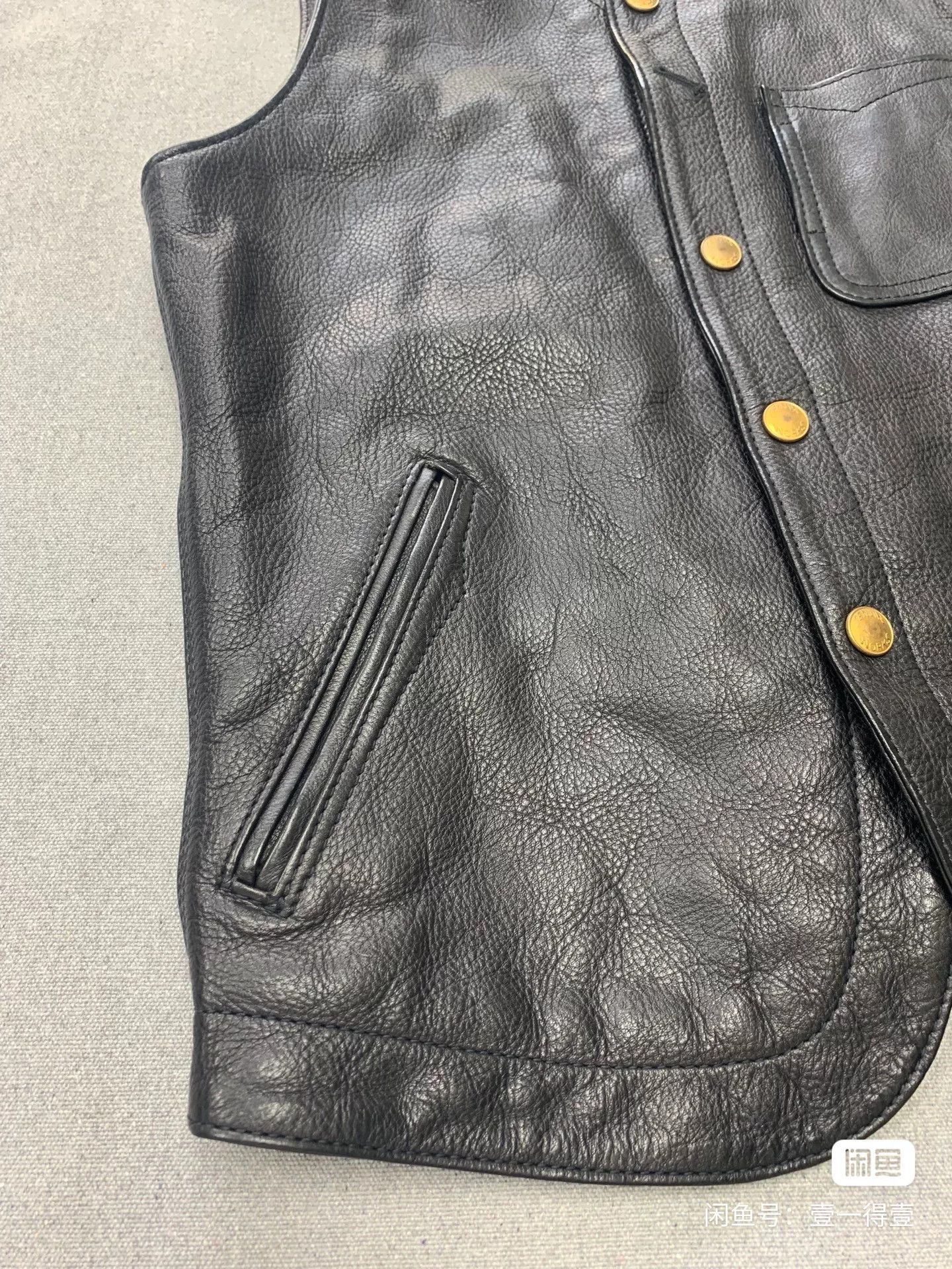 The Real McCoy's Tenjin Leather Vest for Sale Size US M / EU 48-50 / 2 - 4 Thumbnail