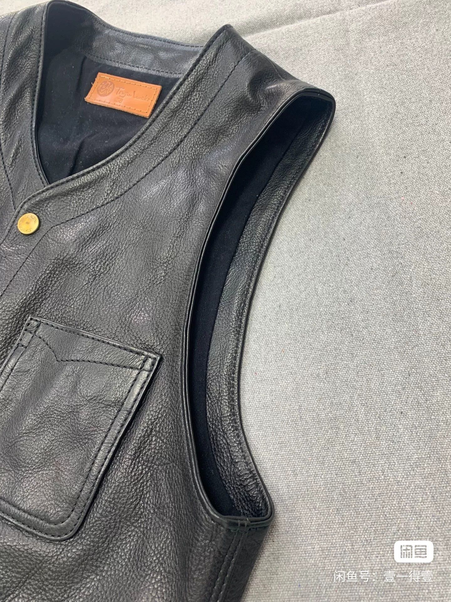 The Real McCoy's Tenjin Leather Vest for Sale Size US M / EU 48-50 / 2 - 6 Thumbnail