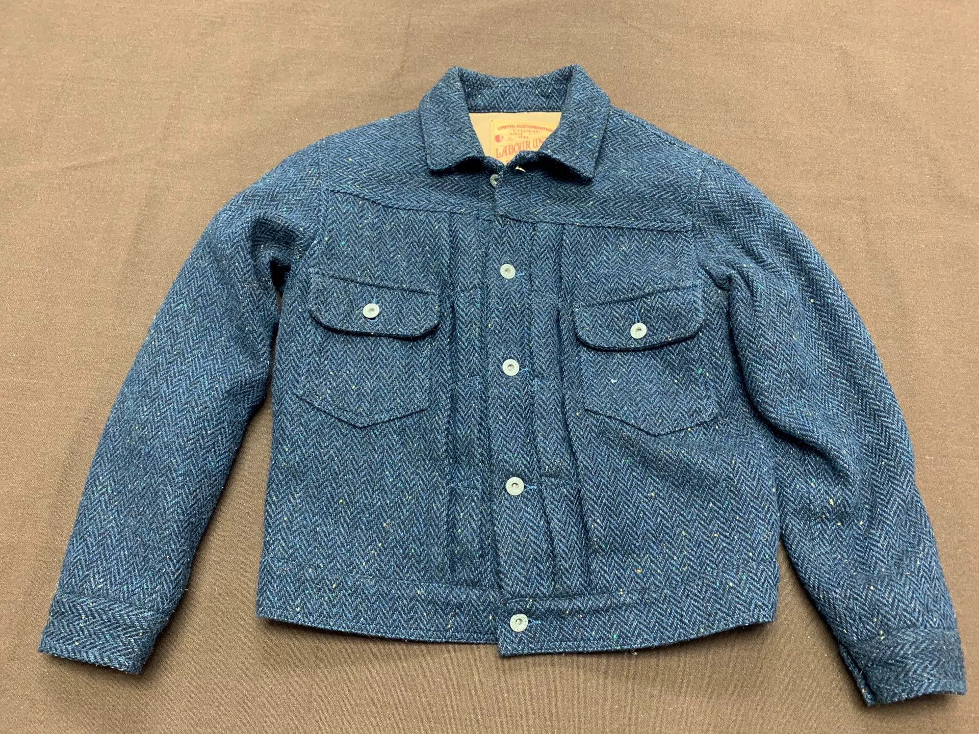 The Real McCoy's Vintage Wool Houndstooth Jacket Size US S / EU 44-46 / 1 - 2 Thumbnail