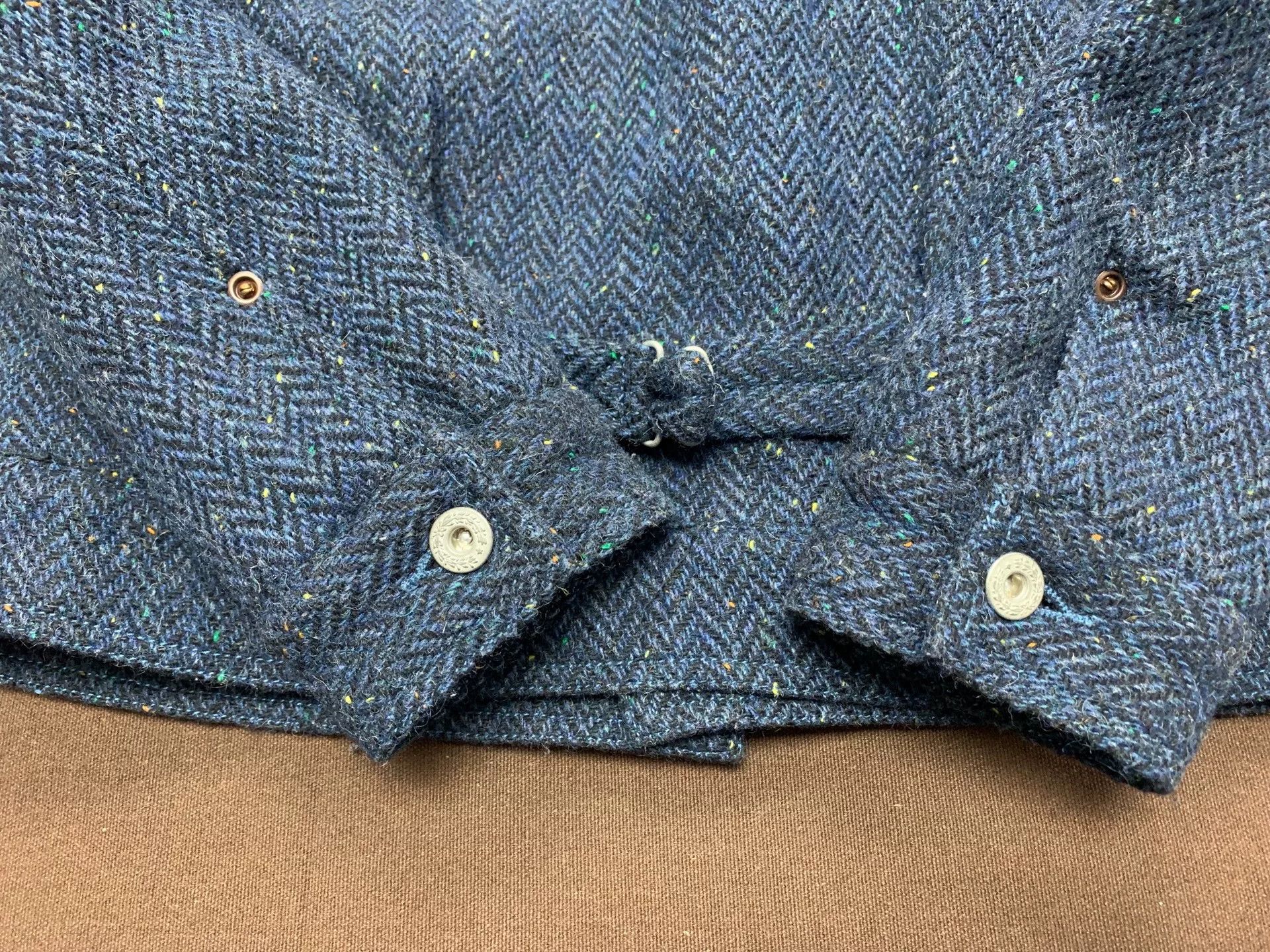 The Real McCoy's Vintage Wool Houndstooth Jacket Size US S / EU 44-46 / 1 - 5 Thumbnail