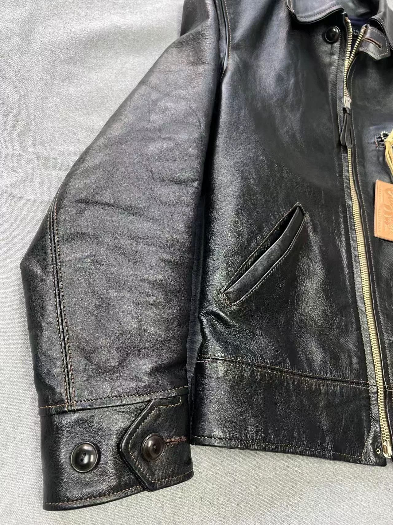Freewheelers Vintage California Bear Leather Jacket Size US S / EU 44-46 / 1 - 4 Thumbnail