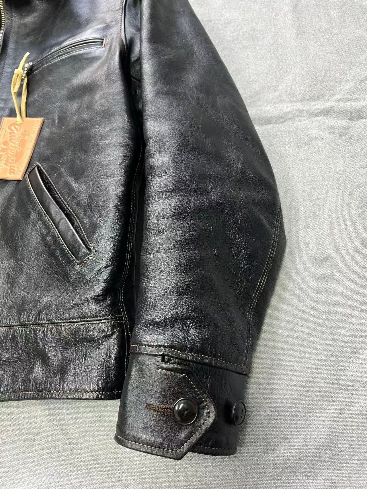 Freewheelers Vintage California Bear Leather Jacket Size US S / EU 44-46 / 1 - 3 Thumbnail