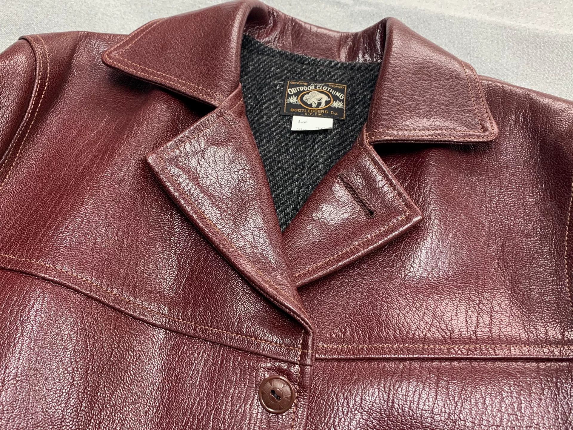 Freewheelers Freewheelers Leather Jacket with Wool Lining Size XS / US 0-2 / IT 36-38 - 3 Thumbnail