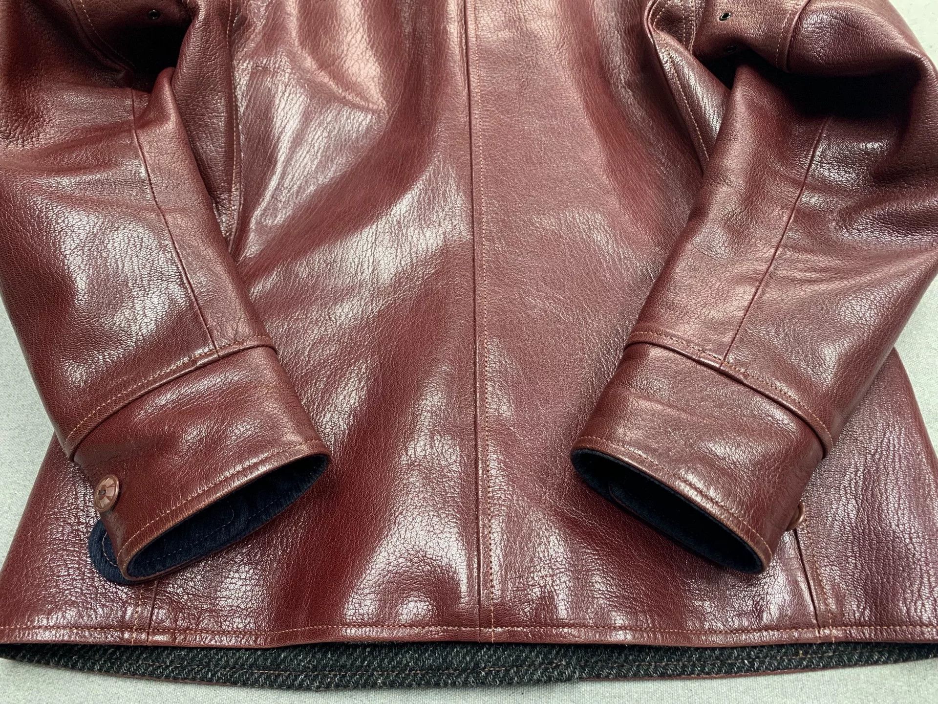Freewheelers Freewheelers Leather Jacket with Wool Lining Size XS / US 0-2 / IT 36-38 - 7 Thumbnail