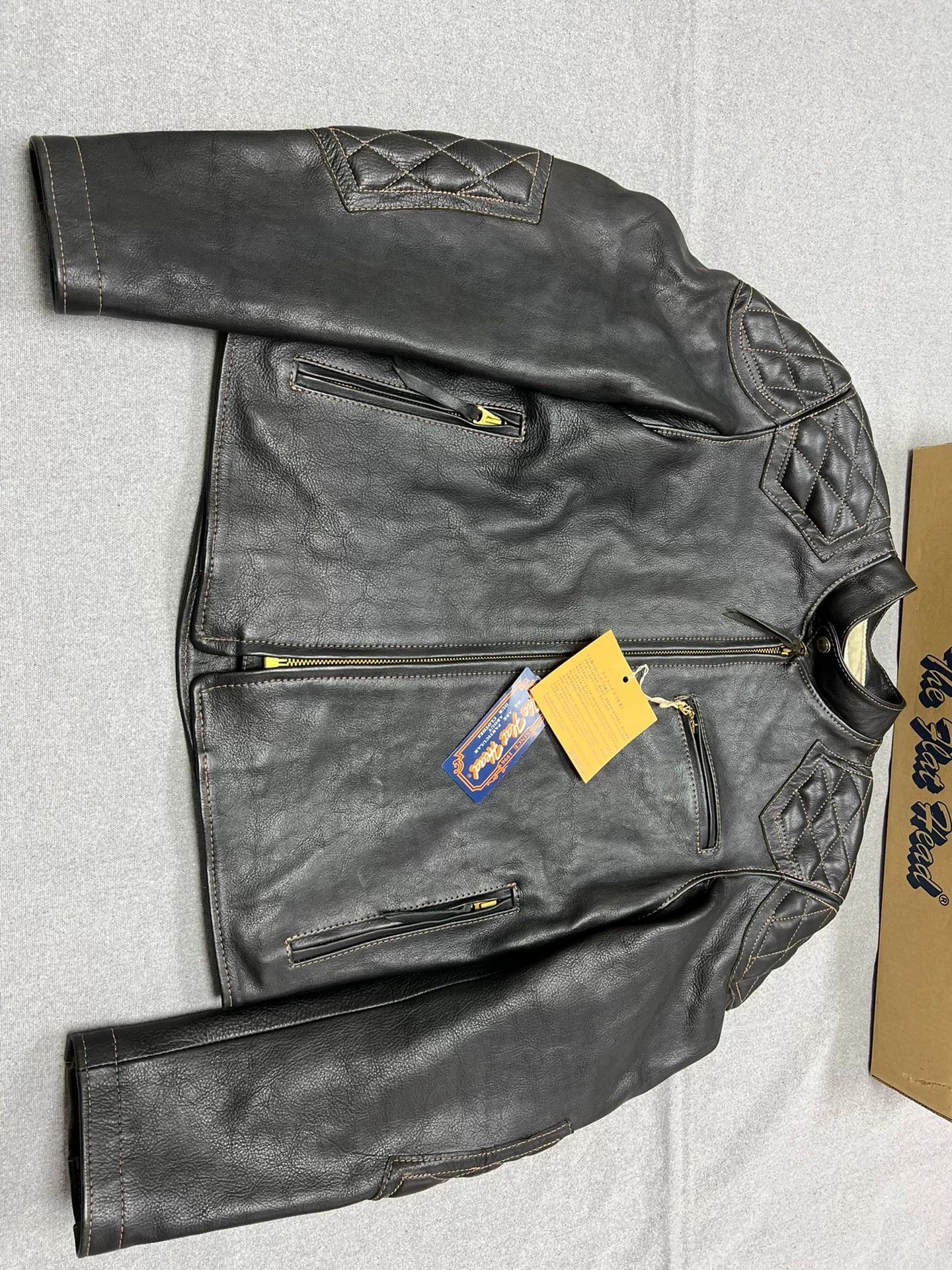 The Flat Head The Flat Head 1930s Leather Jacket Size US M / EU 48-50 / 2 - 6 Thumbnail