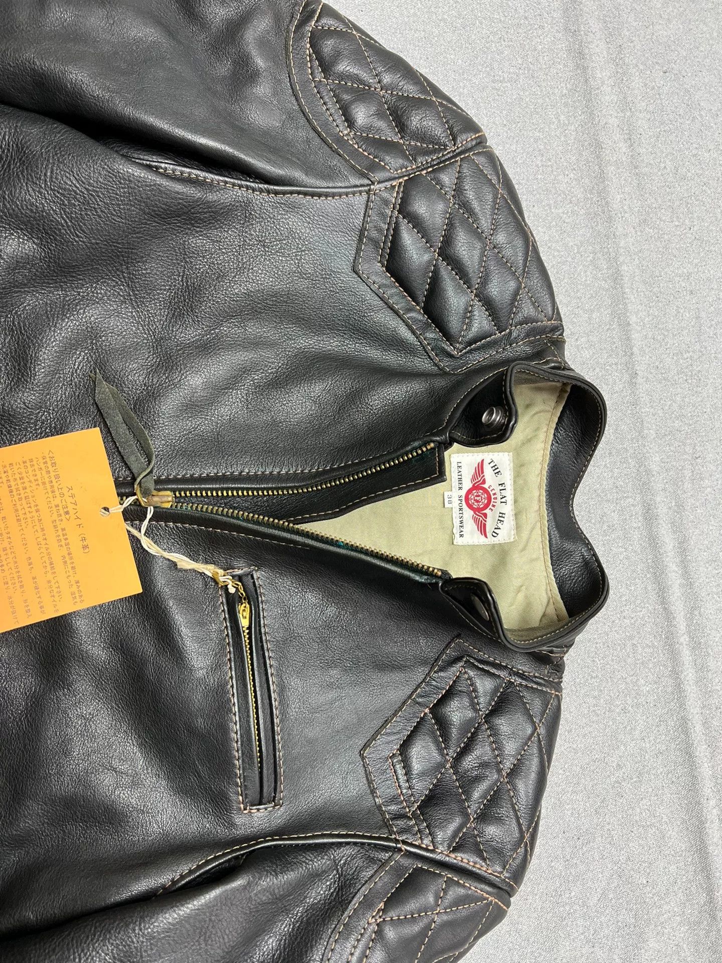 The Flat Head The Flat Head 1930s Leather Jacket Size US M / EU 48-50 / 2 - 8 Thumbnail