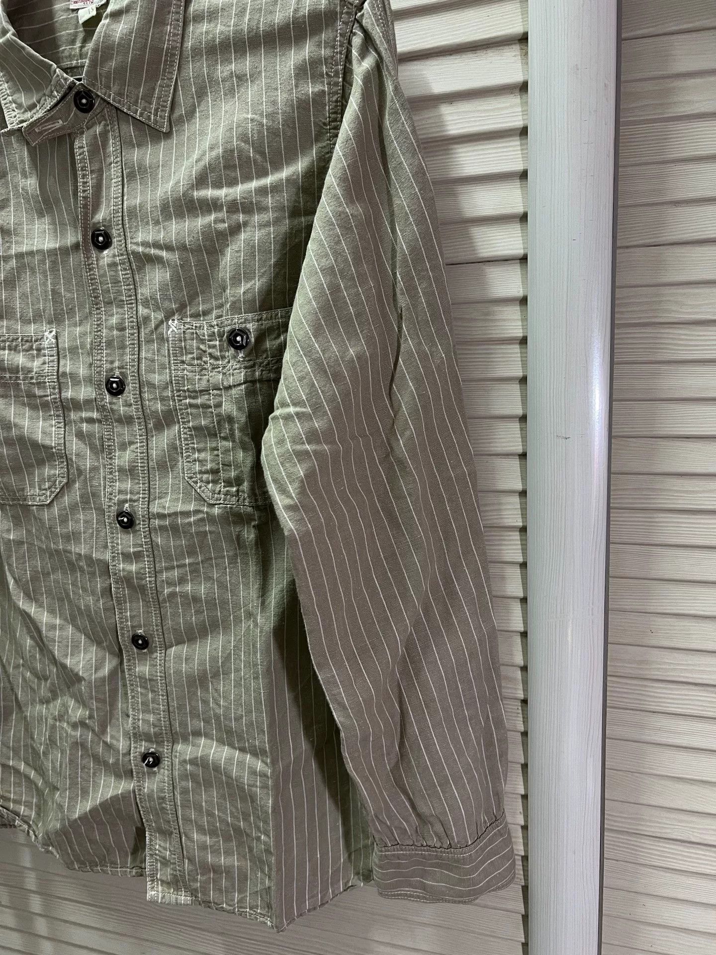 Freewheelers FREEWHEELERS UNION “Neal” Chambray Shirt Size US M / EU 48-50 / 2 - 4 Thumbnail