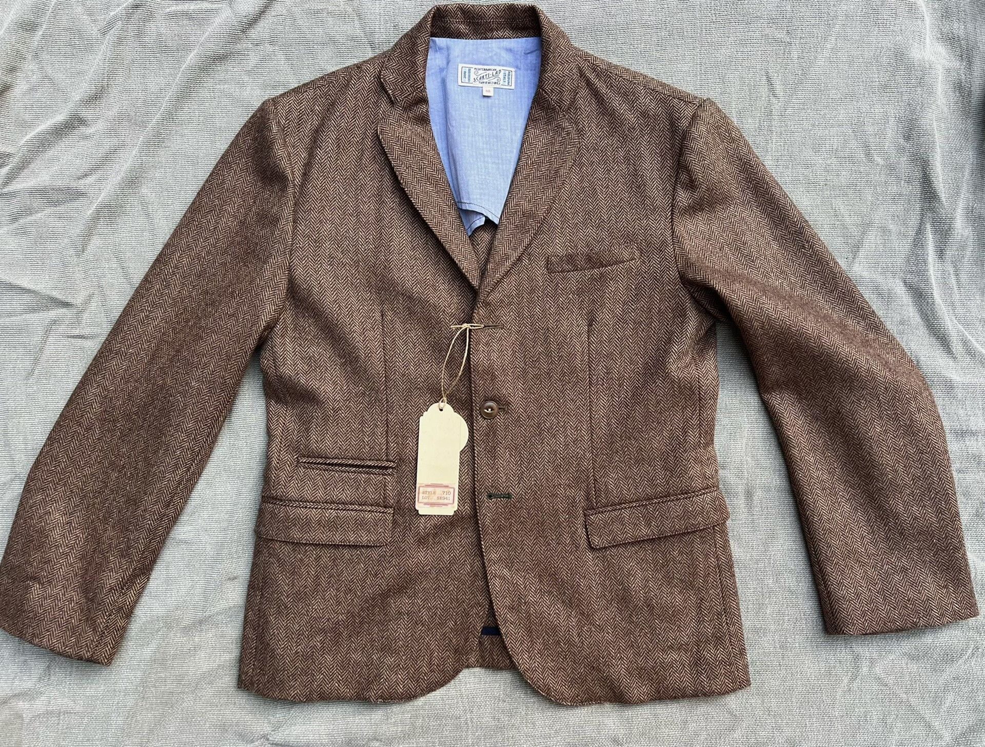 Scarti-Lab Italian Vintage Style Wool Blazer Size US M / EU 48-50 / 2 - 8 Thumbnail