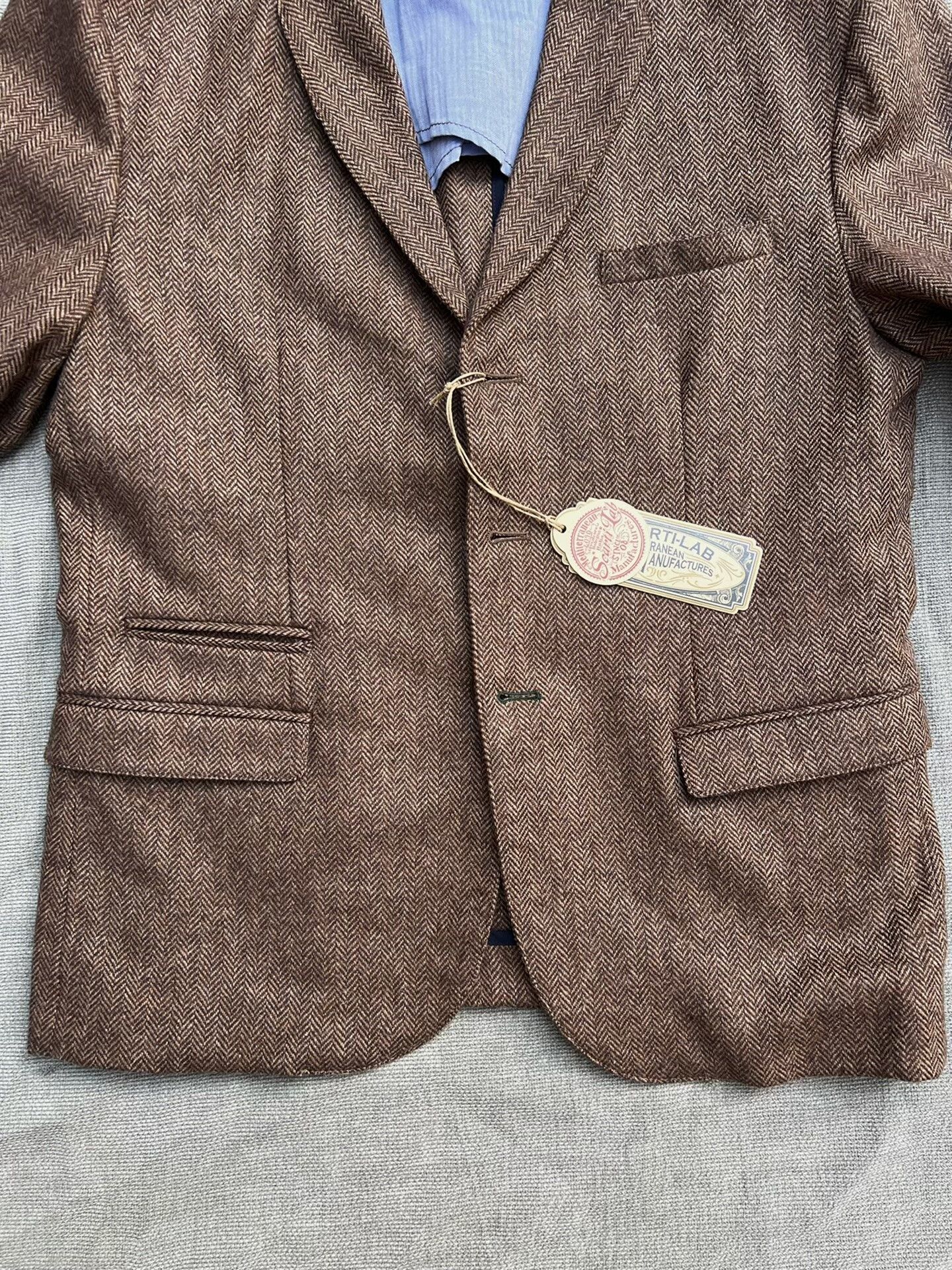 Scarti-Lab Italian Vintage Style Wool Blazer Size US M / EU 48-50 / 2 - 2 Thumbnail