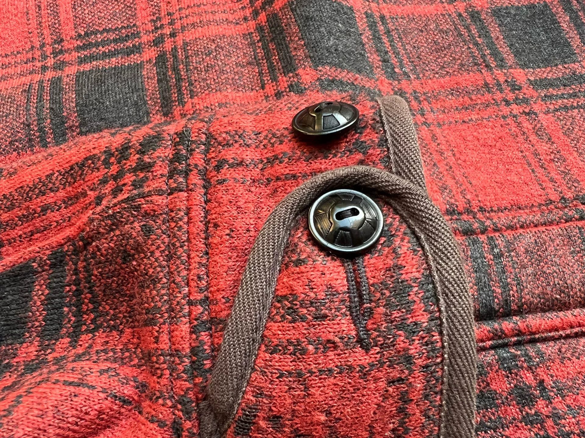 RRL Ralph Lauren RRL 1930s Vintage Red Plaid Jacket Size US S / EU 44-46 / 1 - 7 Thumbnail