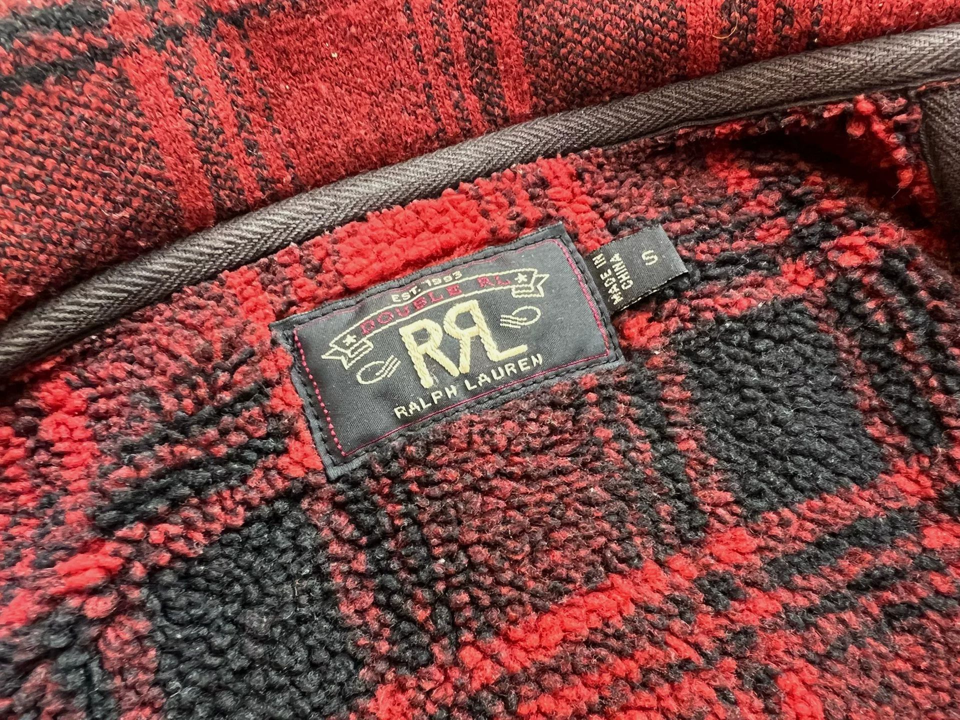 RRL Ralph Lauren RRL 1930s Vintage Red Plaid Jacket Size US S / EU 44-46 / 1 - 3 Thumbnail