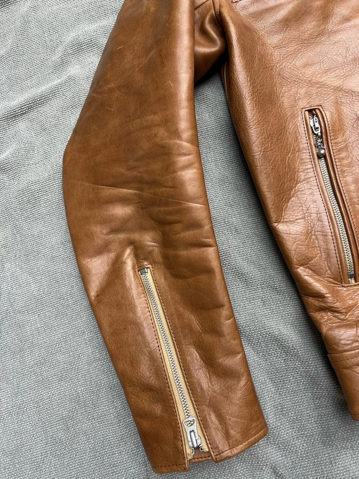 SUNSEA Sunset Bay Honey Leather Pocket Jacket Size US M / EU 48-50 / 2 - 4 Thumbnail