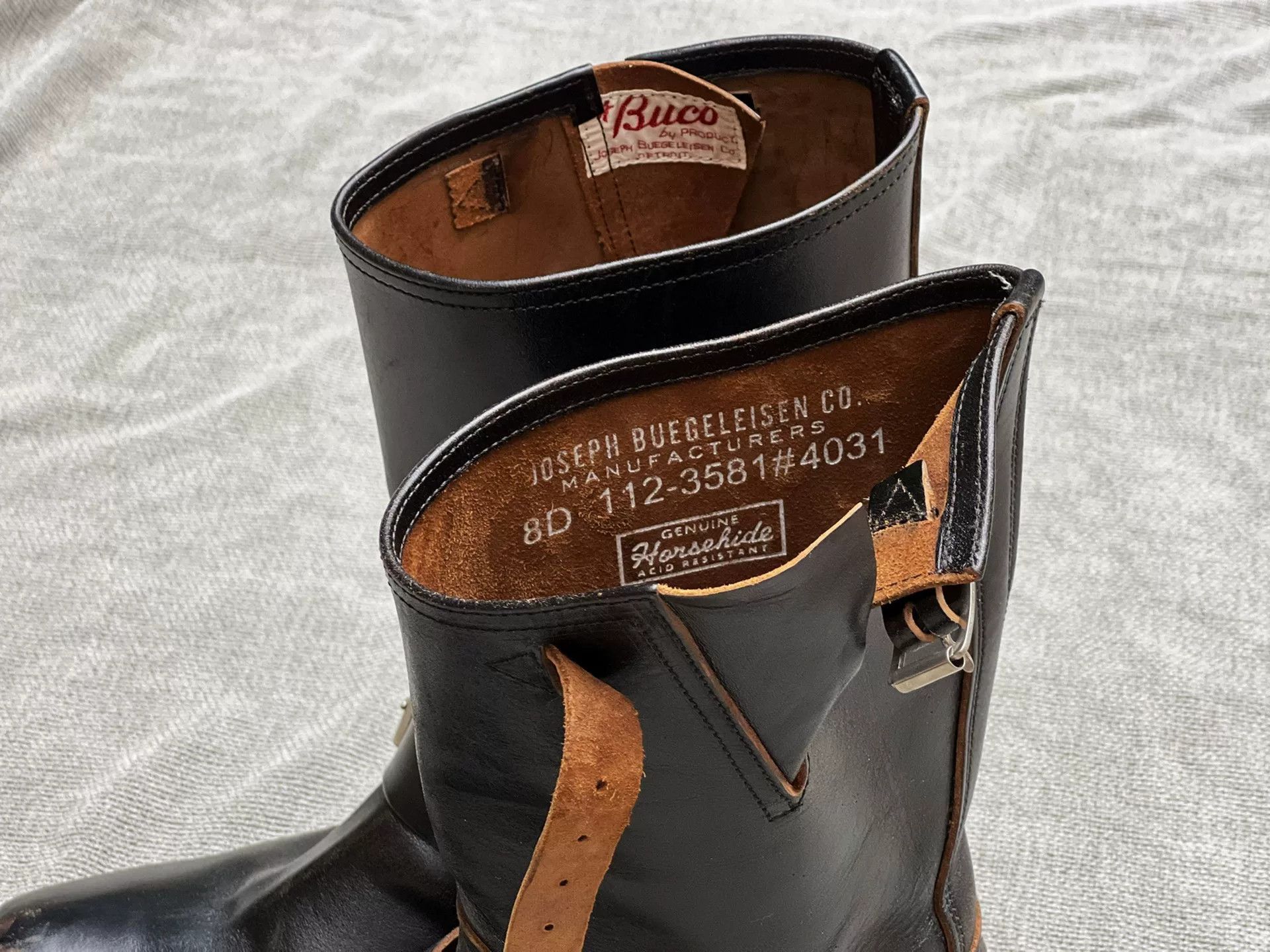 Buco Buco Engineer Boots in Black Leather Size US 8 / EU 41 - 6 Thumbnail